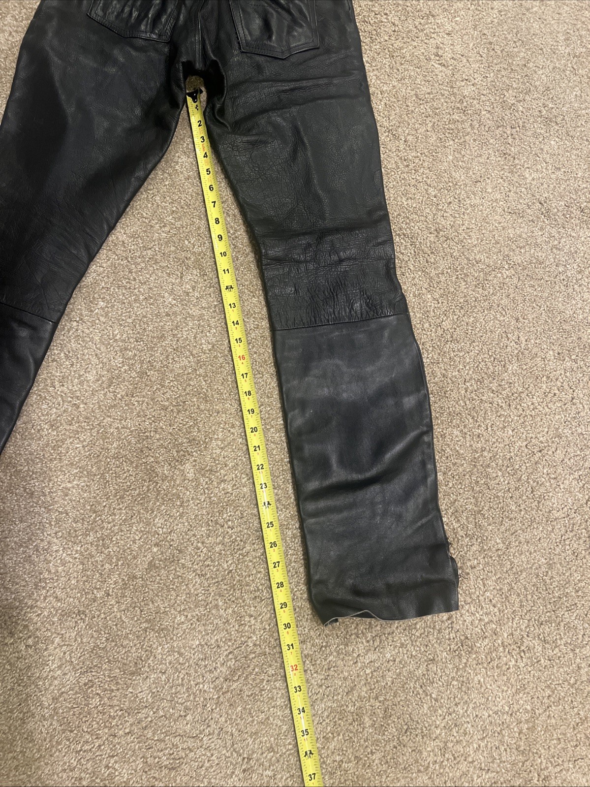 Vintage Leather King Motorcycle Pants Size 32 See Pictures and Description