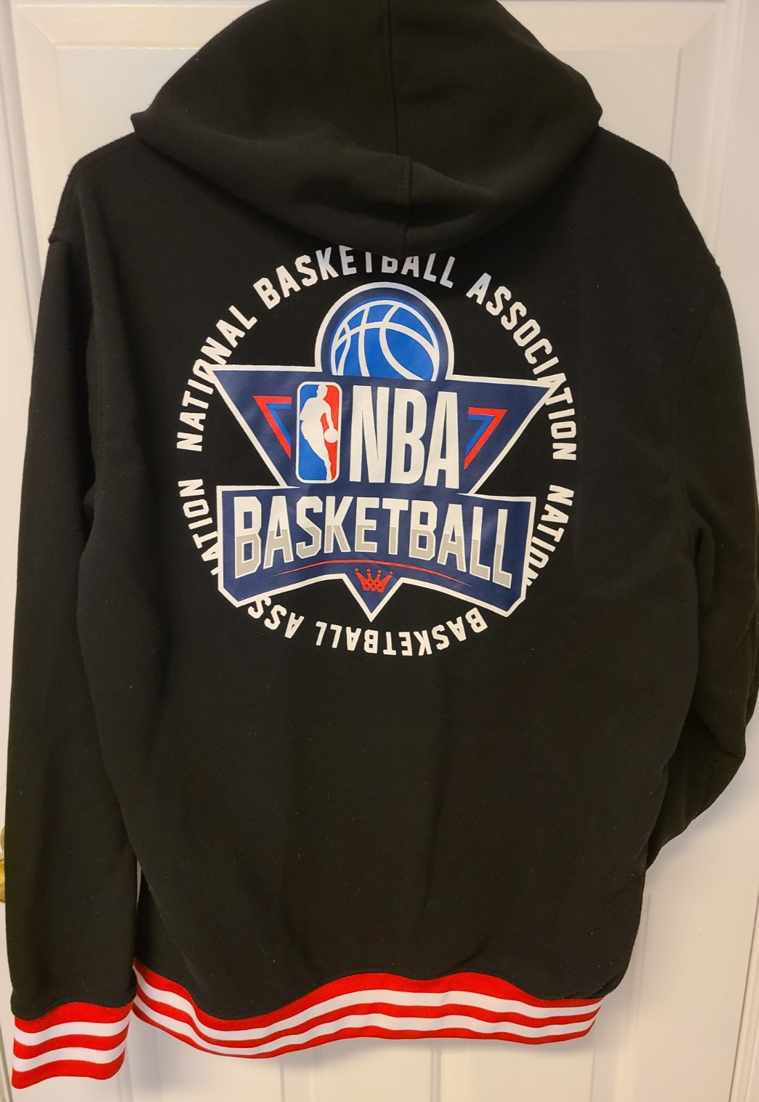 NBA Hoodie men’s Basketball Sweatshirt Black Large Pullover