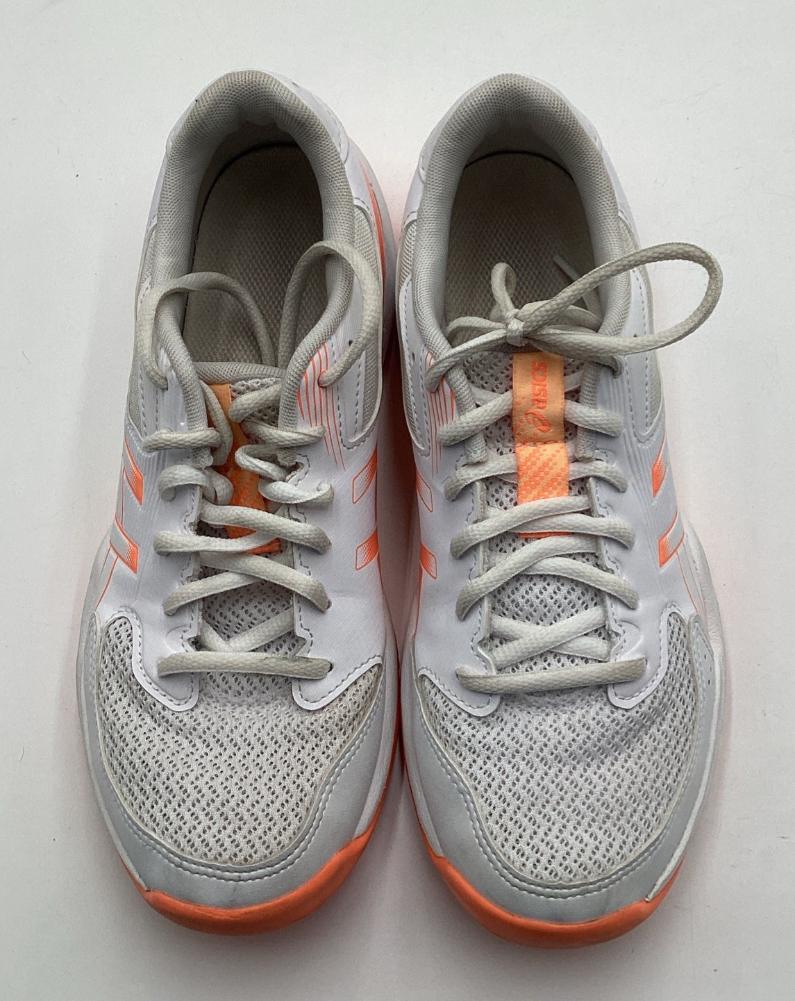 ASICS Women’s Gel-Rocket 12 Volleyball Shoes-White/Vivid Coral-Size: 8.5