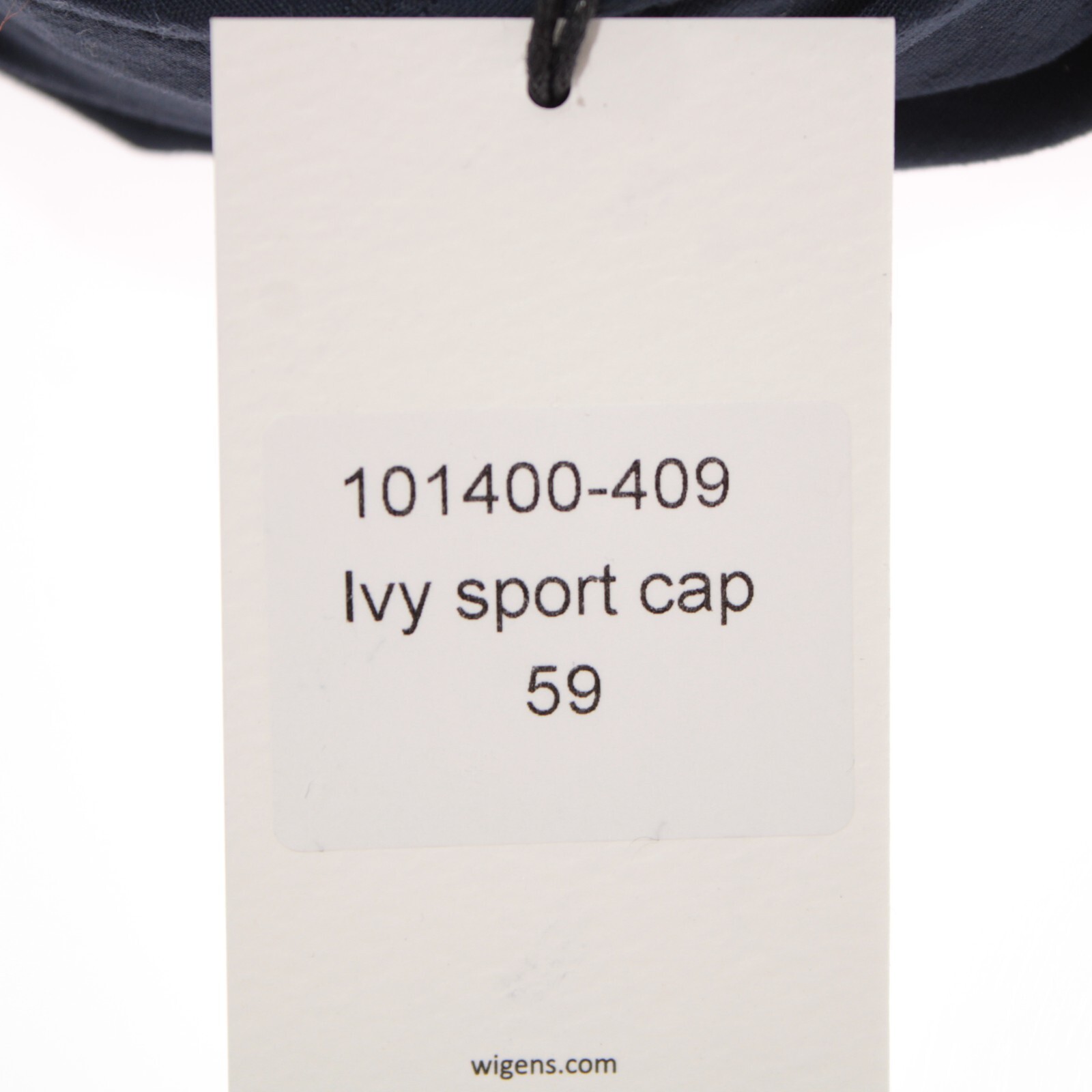 Wigens NWT Ivy Sport Newsboy Cap Size 59, 7 & 3/8ths Solid Blue 100% Polyamide