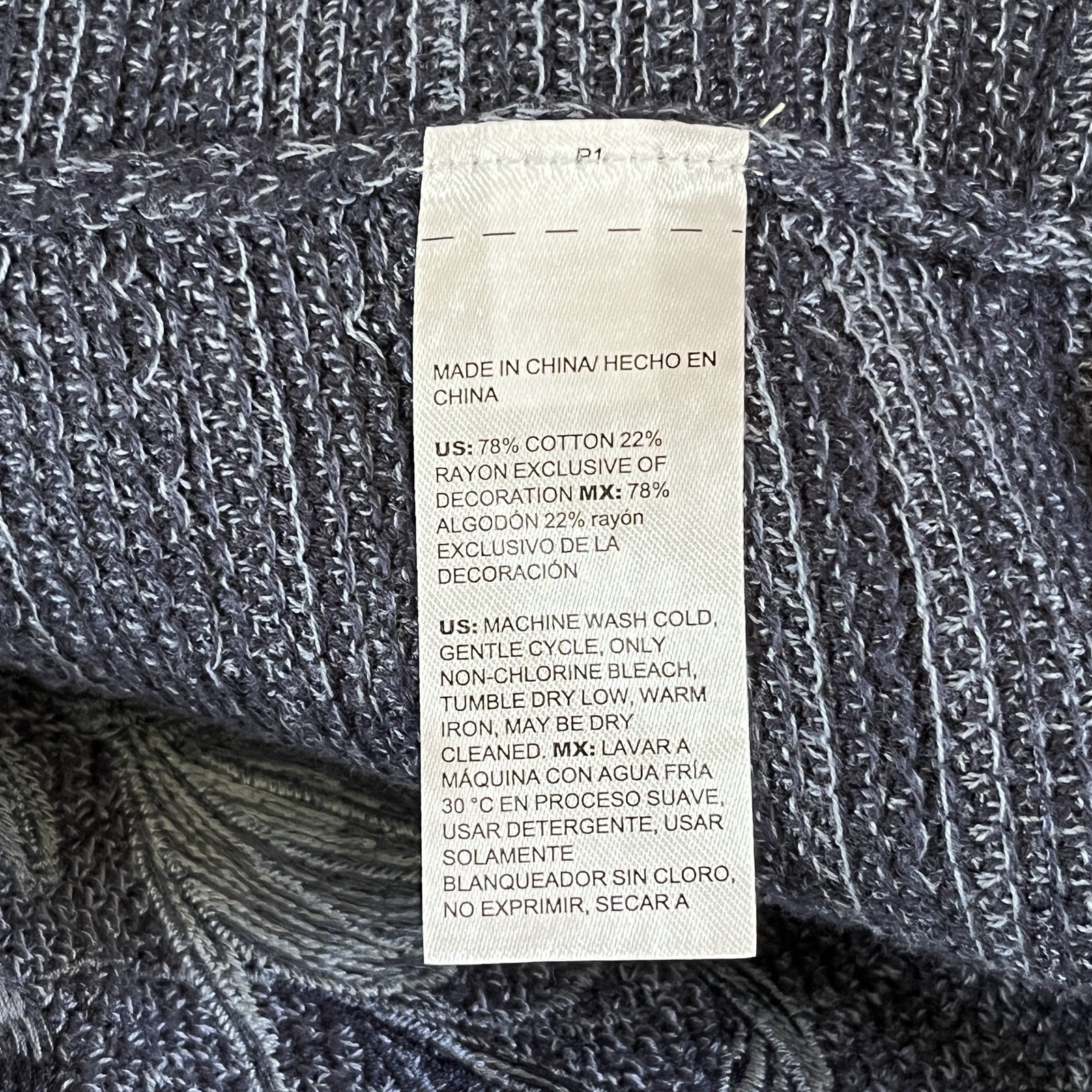 Chico’s Blue Tapestry Woven Jacket Size 4 Womens XXL Embroidered Floral