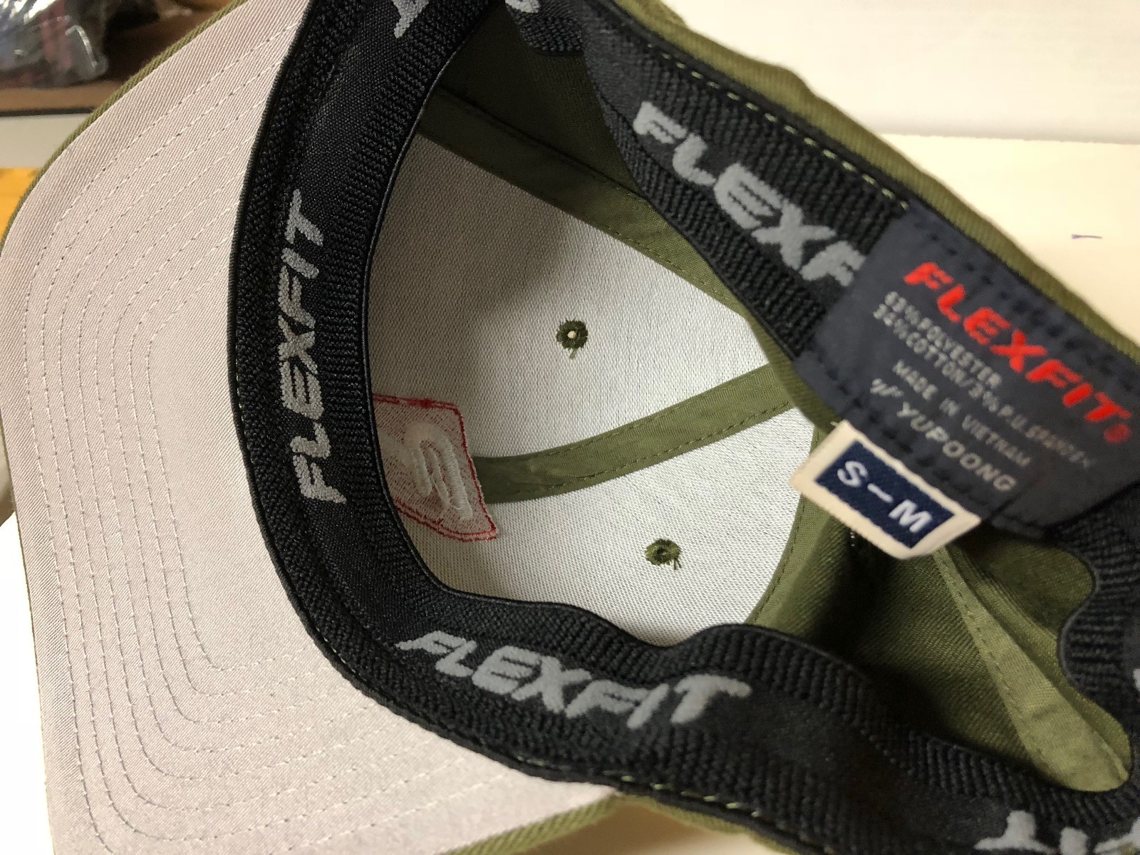 Rycote Logo Embroidered Flexfit Ball Cap Black Olive Navy S/M-XXL