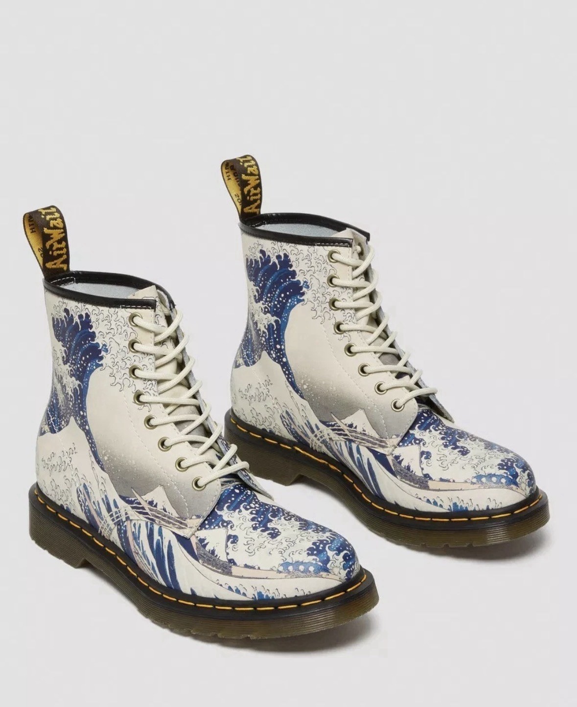 Dr. Martens 1460 The Met The Great Wave Limited Edition Leather Boots EU 45 BNWT