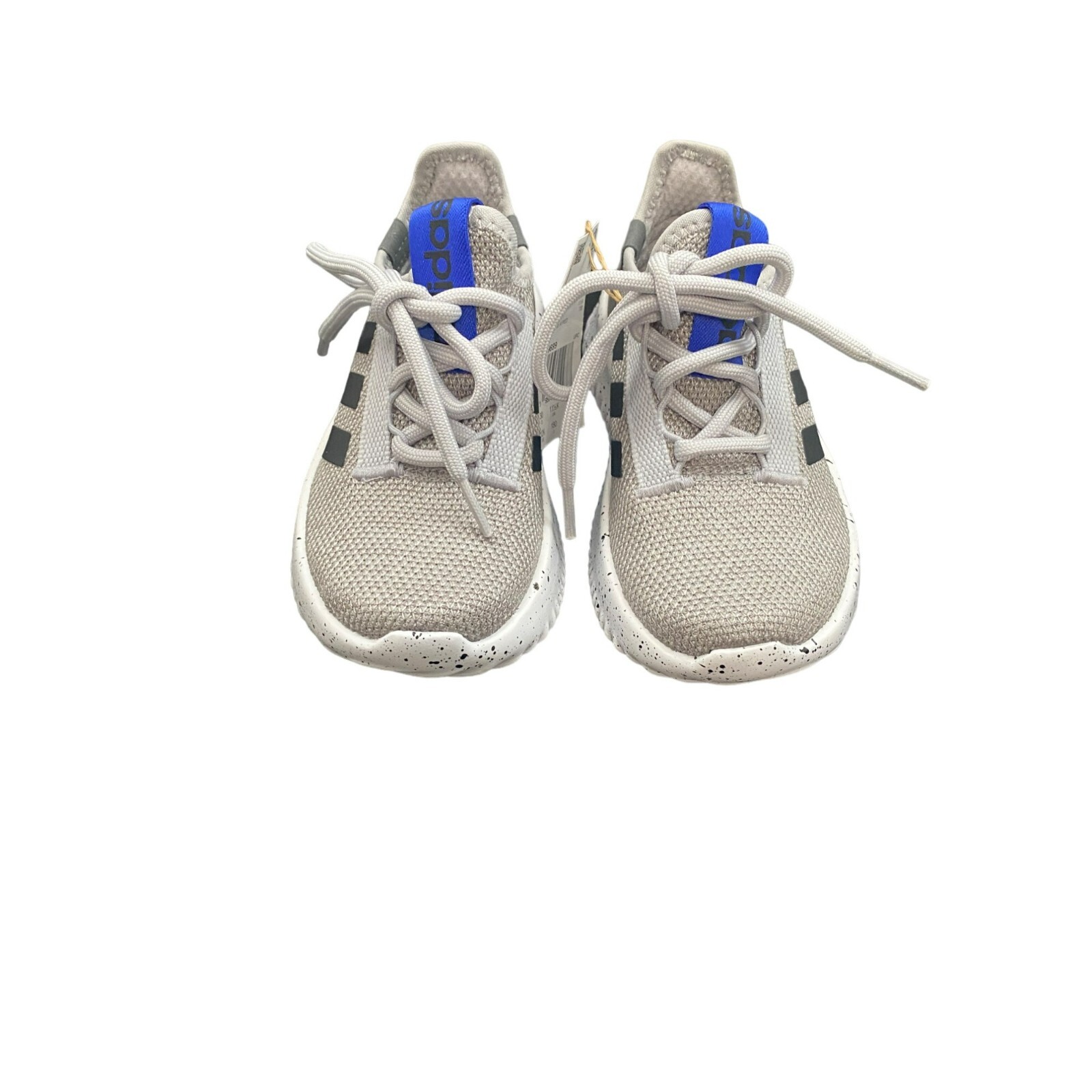 Adidas Kids Kaptir 2.0 Running Shoes Sz 11.5K Grey & Blue Mesh Upper