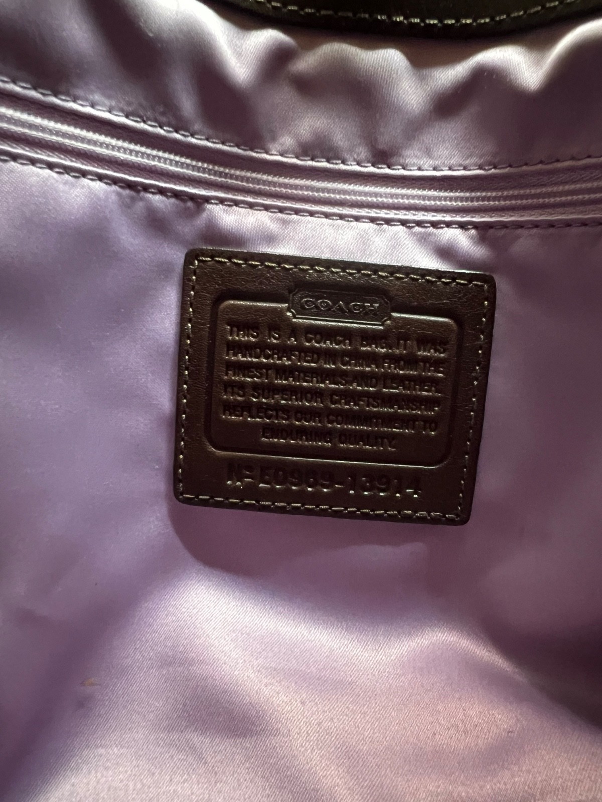 COACH GARNET 13915 GUNMETAL PLEATED LEATHER SATCHEL/SHOULDER BAG