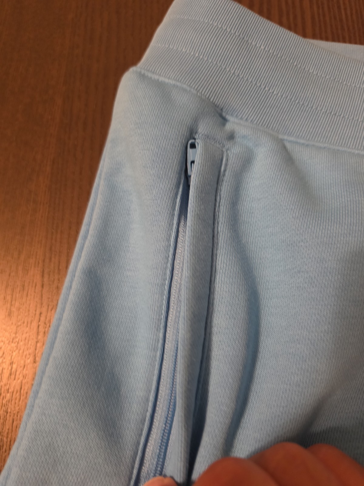 Adidas Essentials Sweatpants Semi Blue Cuffed Size Large