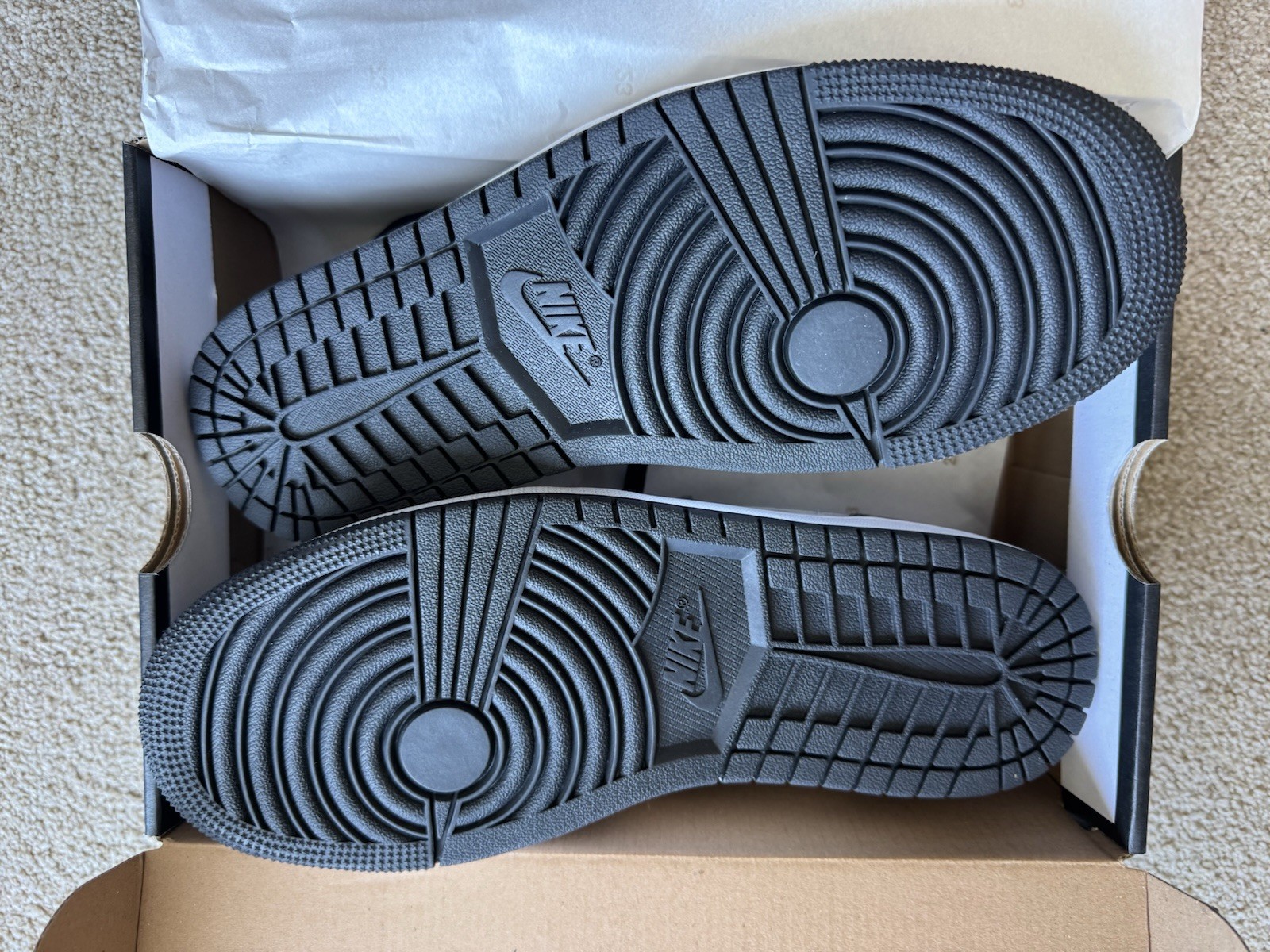 Size 8.5 – Air Jordan 1 Low Black Medium Grey