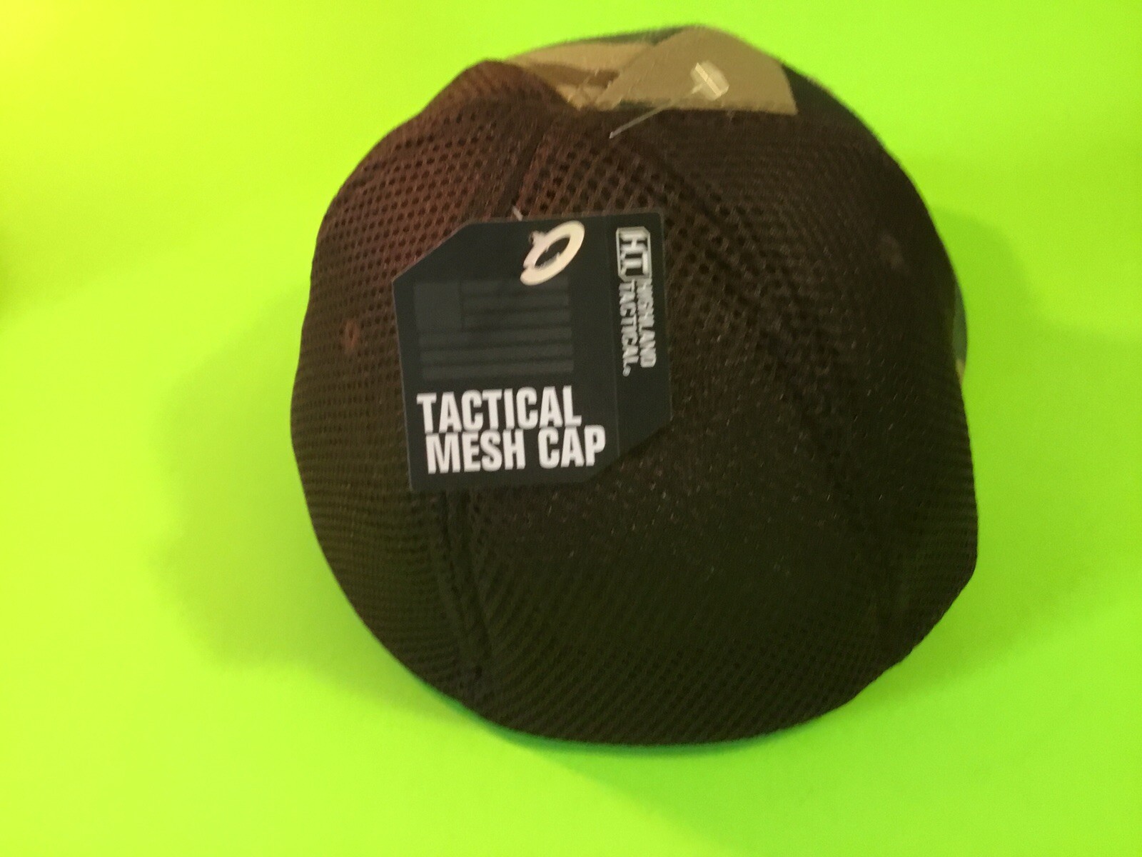 HIGHLAND TACTICAL Men’s Snapback Hat Mesh Back ONE SIZE Camo NEW