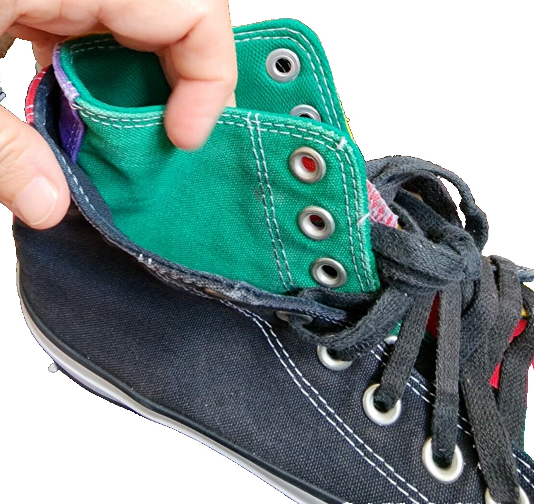 Converse Chuck Taylor All Star Double Upper Hi Sneaker Multicolor EU39 US M6 W8