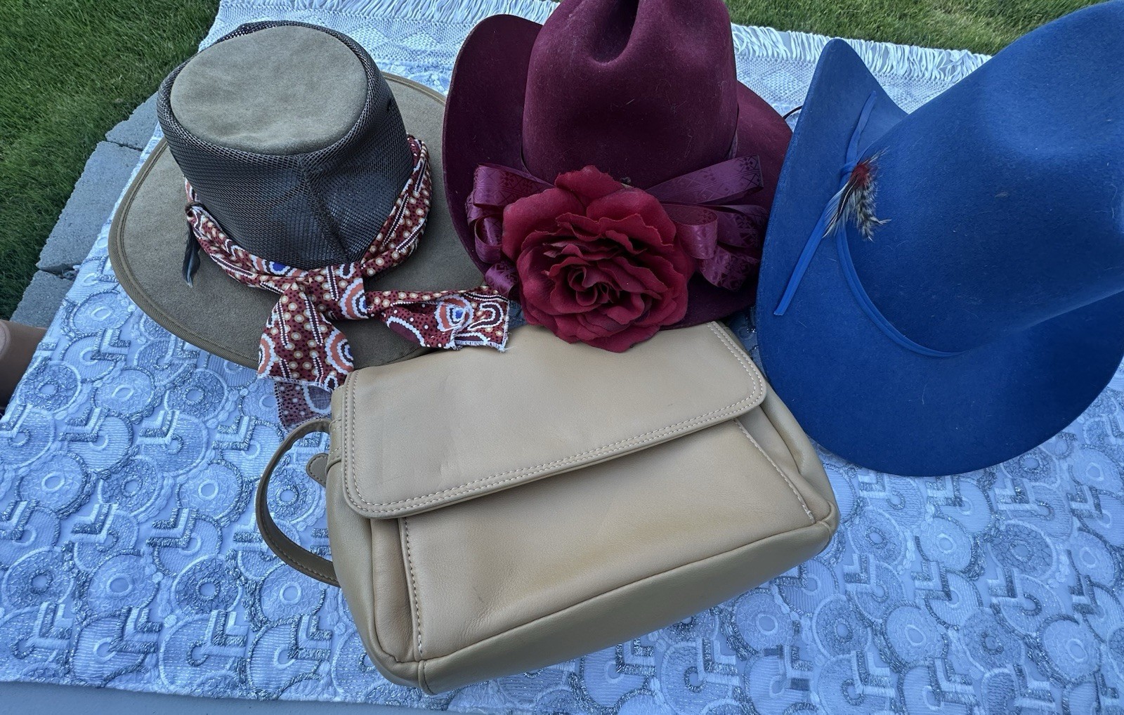 Vintage Hat Collection Lot-Eddy Bros Fur Blend,Dyna Felt,Barham , See Discript!