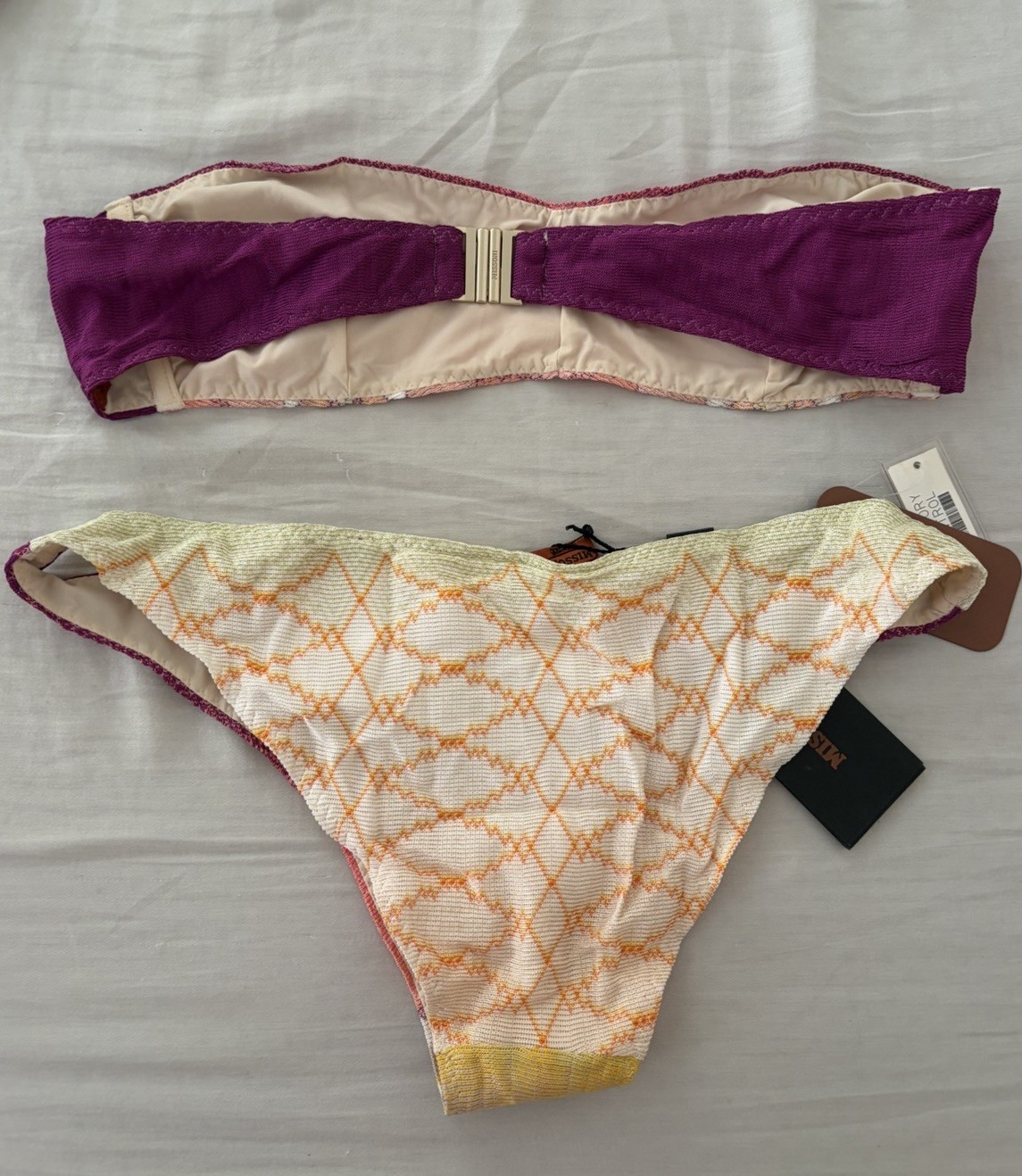 Missoni Bikini Top And Bottoms Sz It 44/M