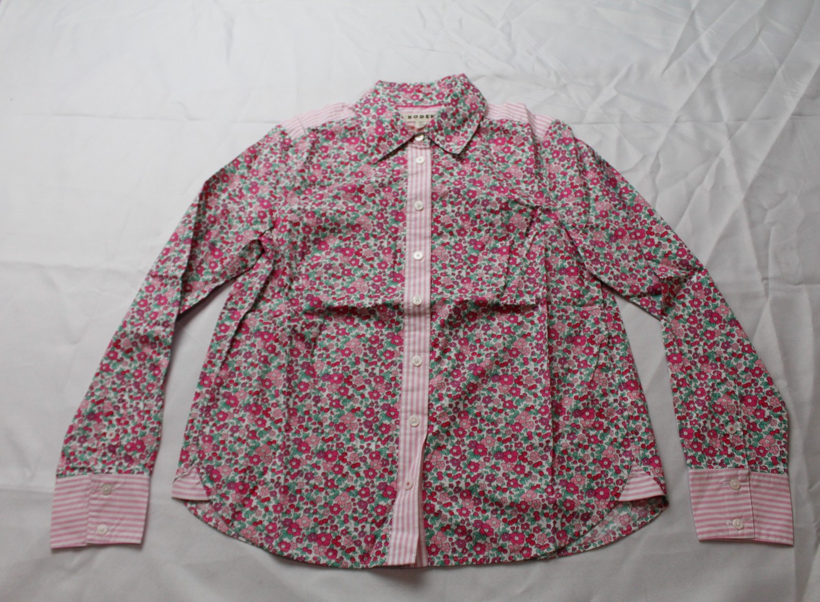 Boden Women’s Petite Sienna Cotton Shirt BE5 Apple Blossom Pink Size UK:6P US:2P