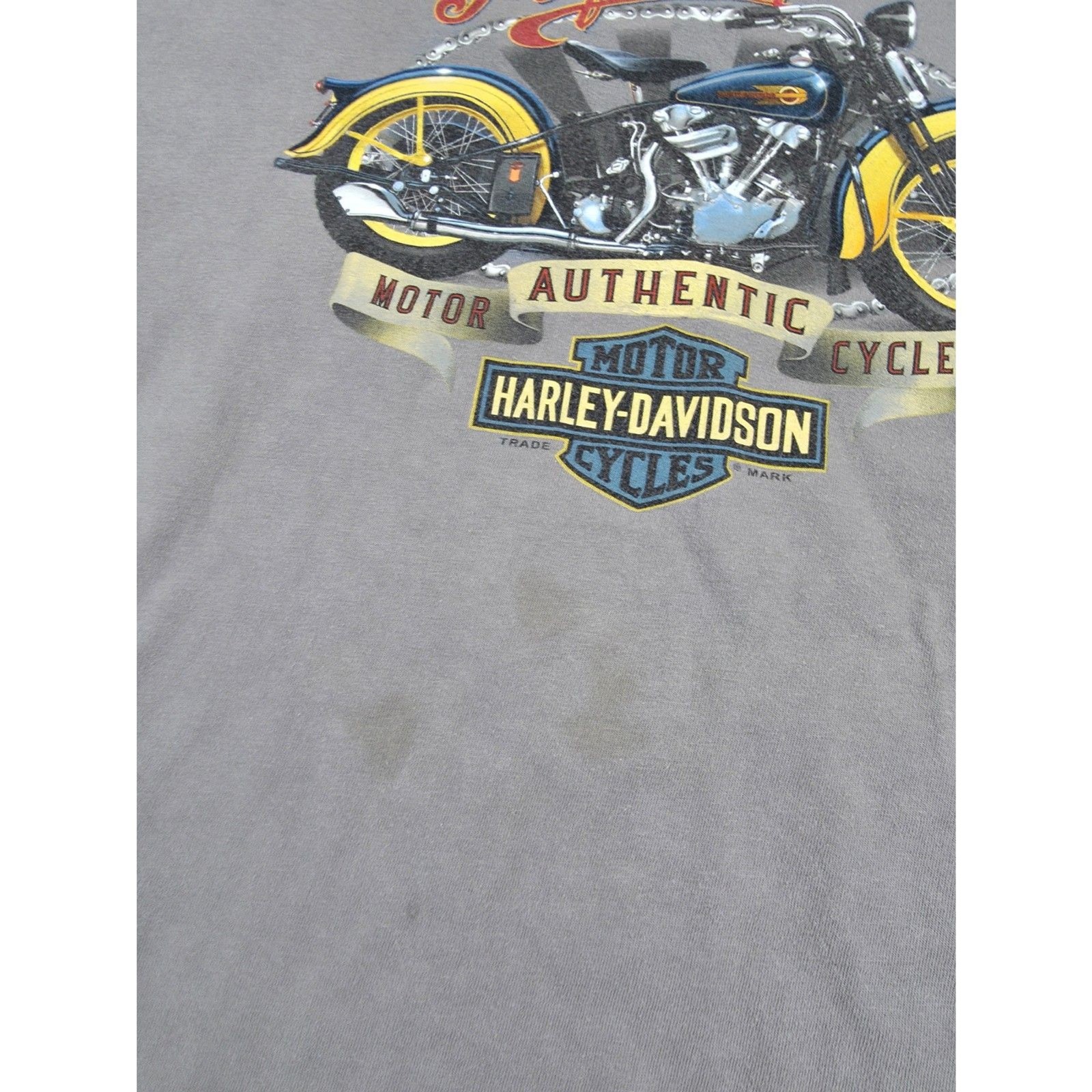 2009 Harley-Davidson Lombardi’s Staten Island New York Graphic T-Shirt XL Gray