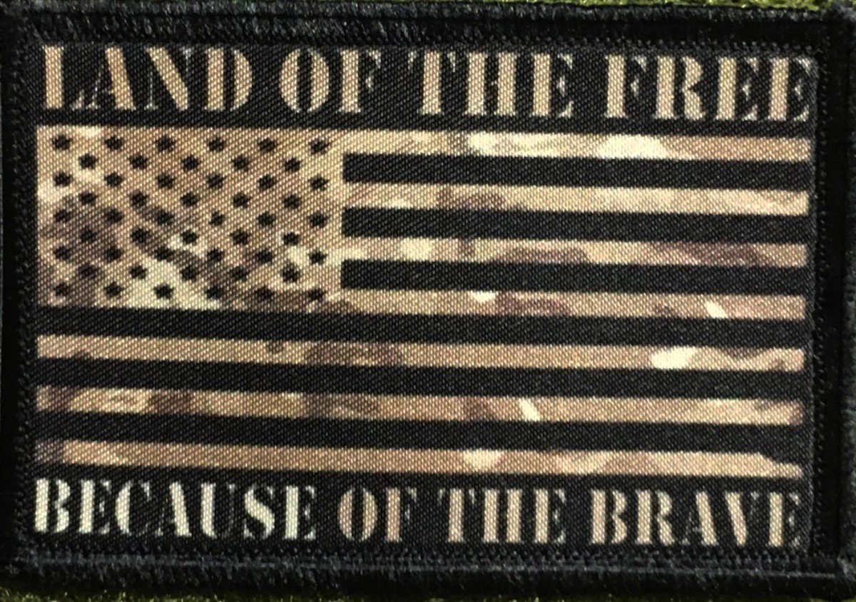We The People Morale Patch Military 2A Tactical ARMY Hook Military USA Badge
