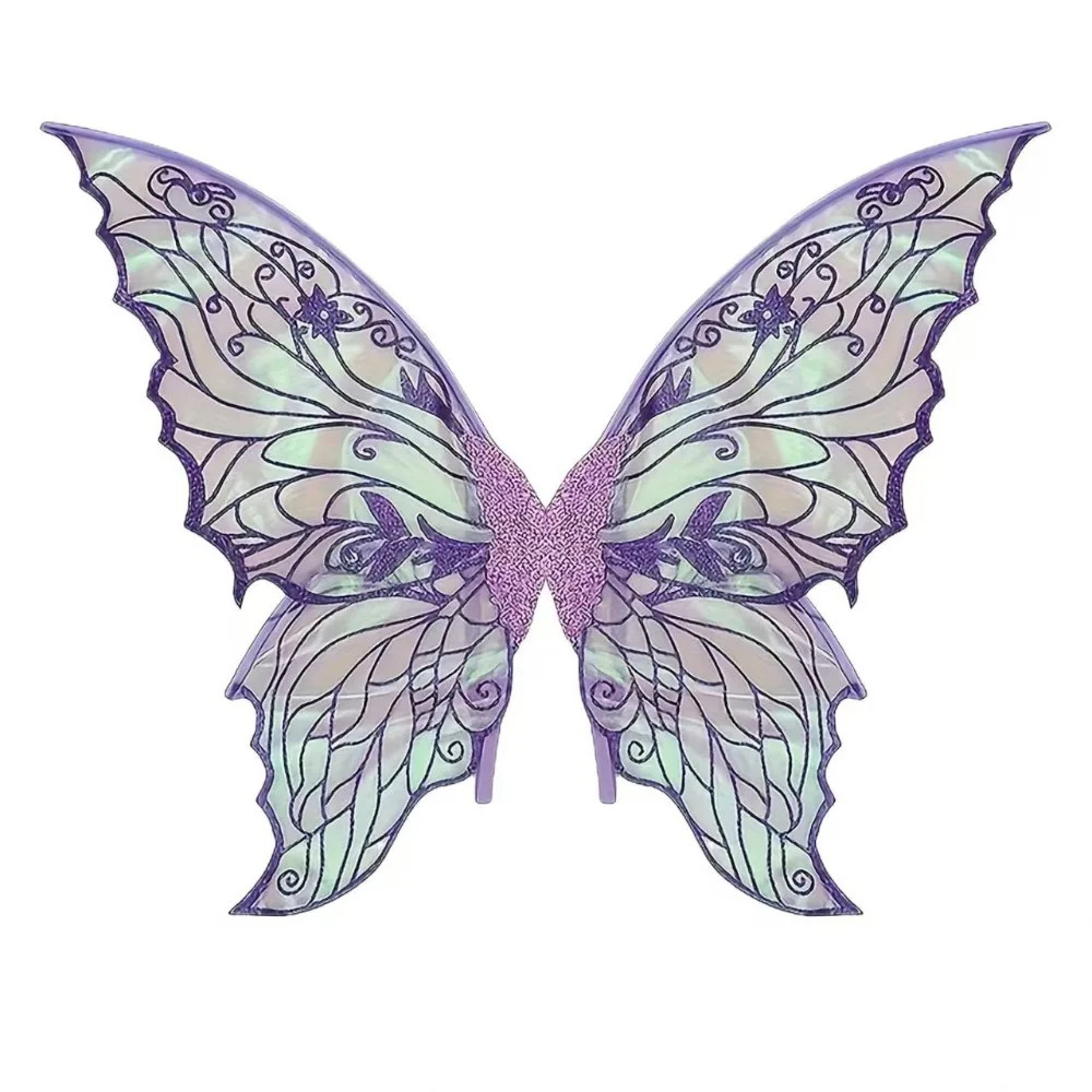 Butterfly Fairy Wings Gradient Organza Cosplay Costume with Elastic Shoulder Str