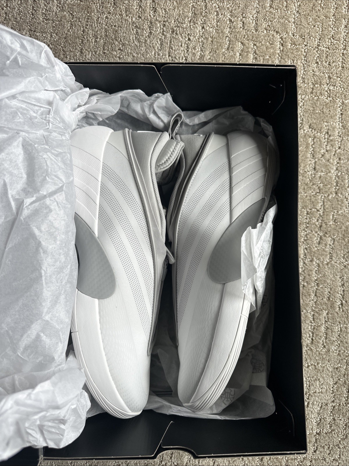 Size 13 – adidas D.O.N. Issue #7 White Grey