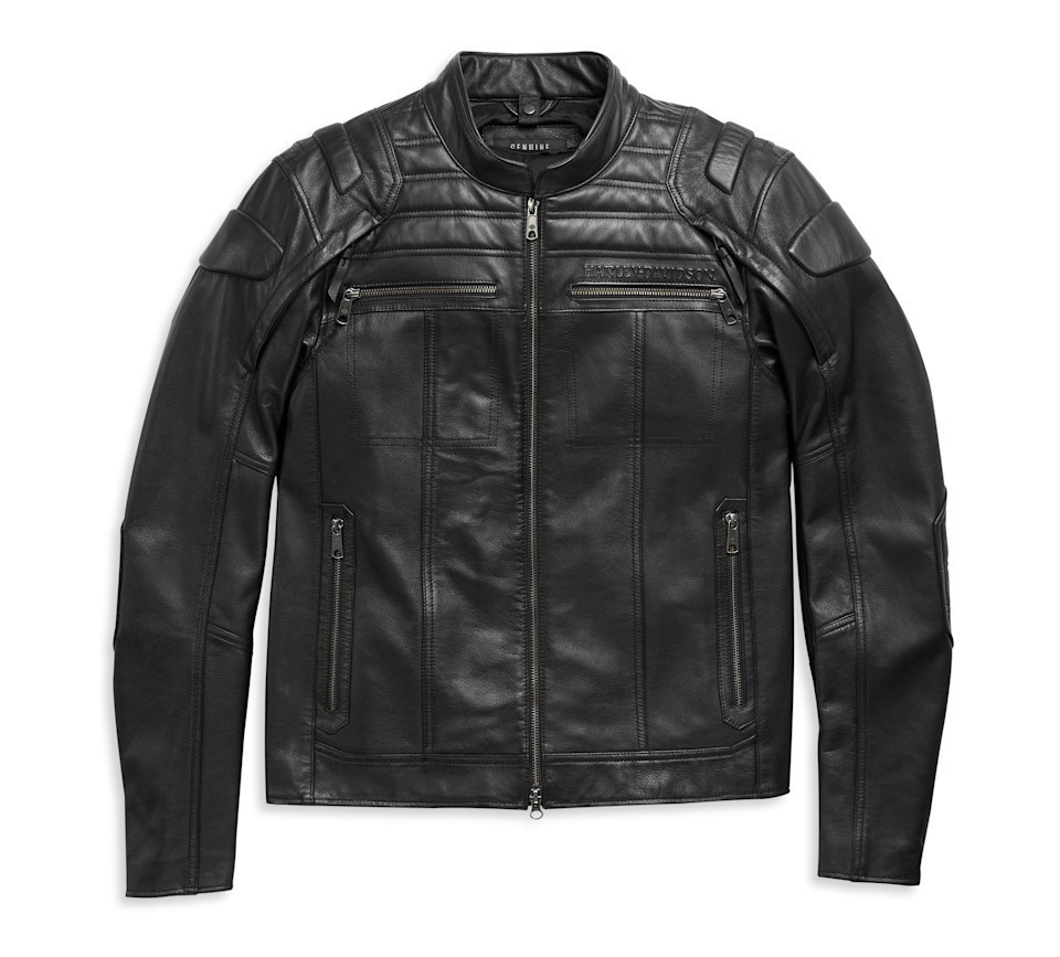 H-Davidson Jackets Men’s Auroral II 3-in-1 Cowhide Leather Motorcycle Jacket