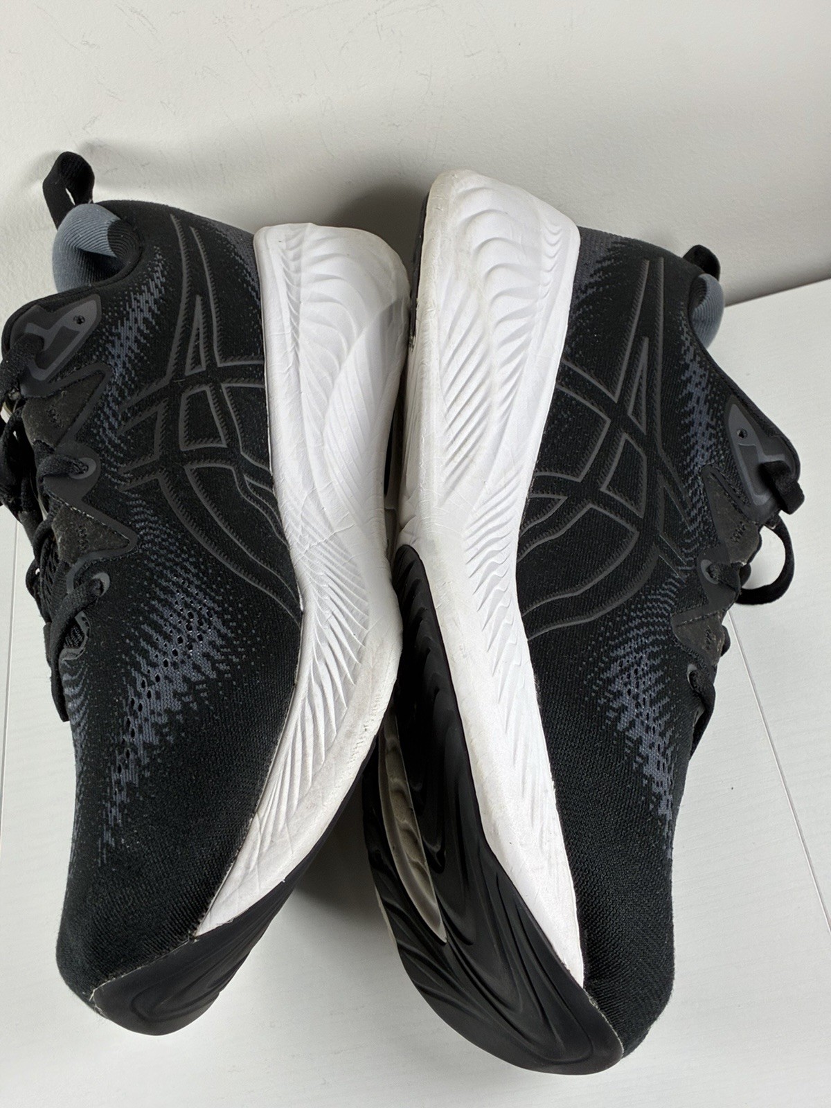 ASICS Gel-Cumulus Running Shoes Mens Size 13 Wide Black Road Trainer 1011B620