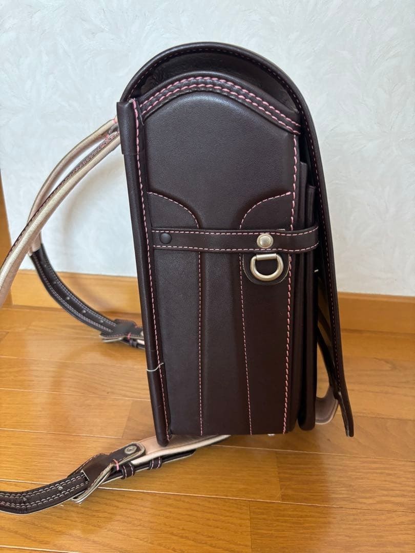 Randoseru Tsuchiya Kaban Kid’s School Bag Backpack Dark brown Used in Japan
