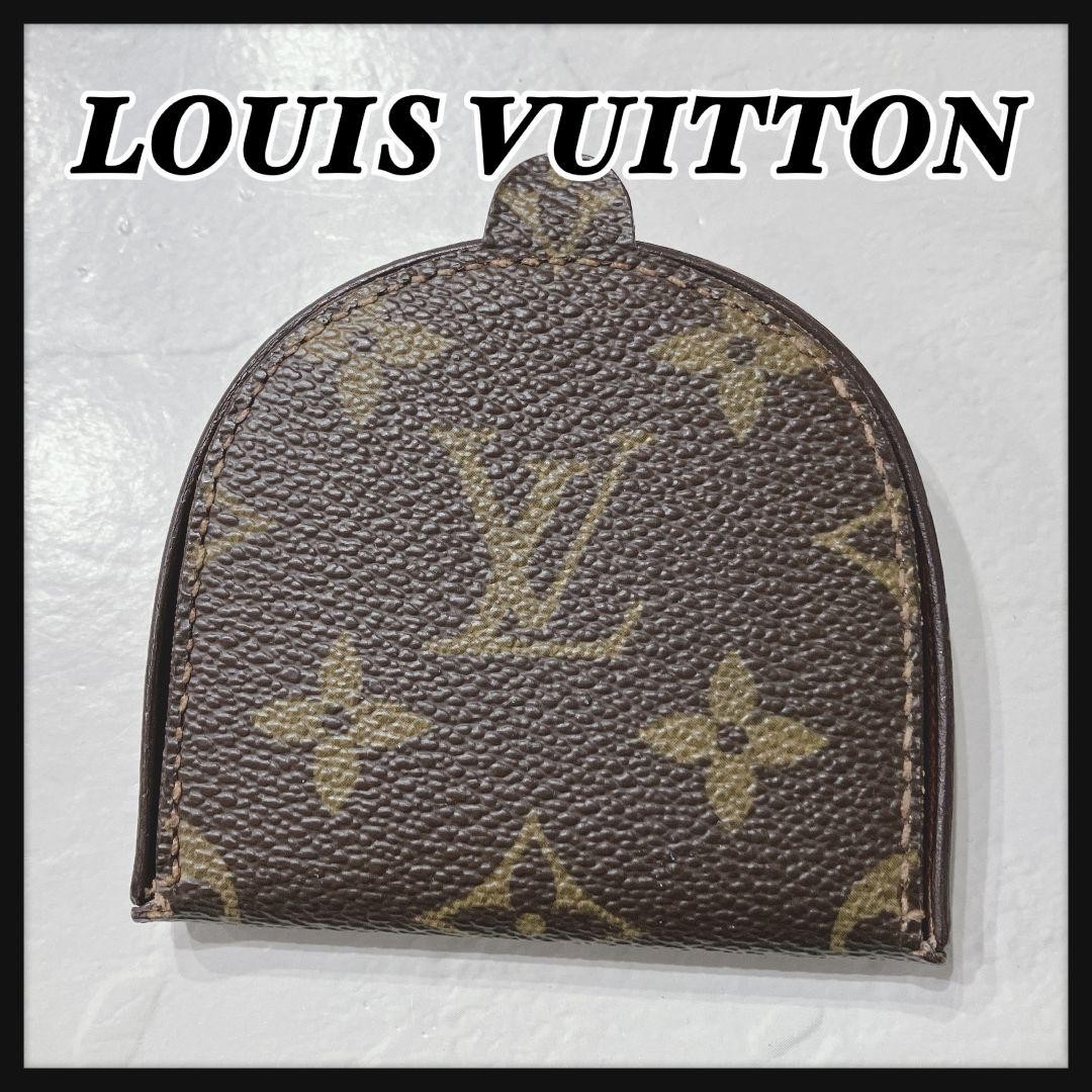LOUIS VUITTON Monogram Coin Case Change Purse Shipping Included