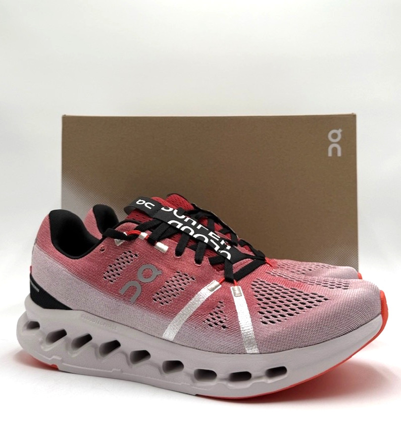 ON CLOUDSURFER AUBURN FROST Men’s NEW Running Sneaker Orange Multiple Sizes