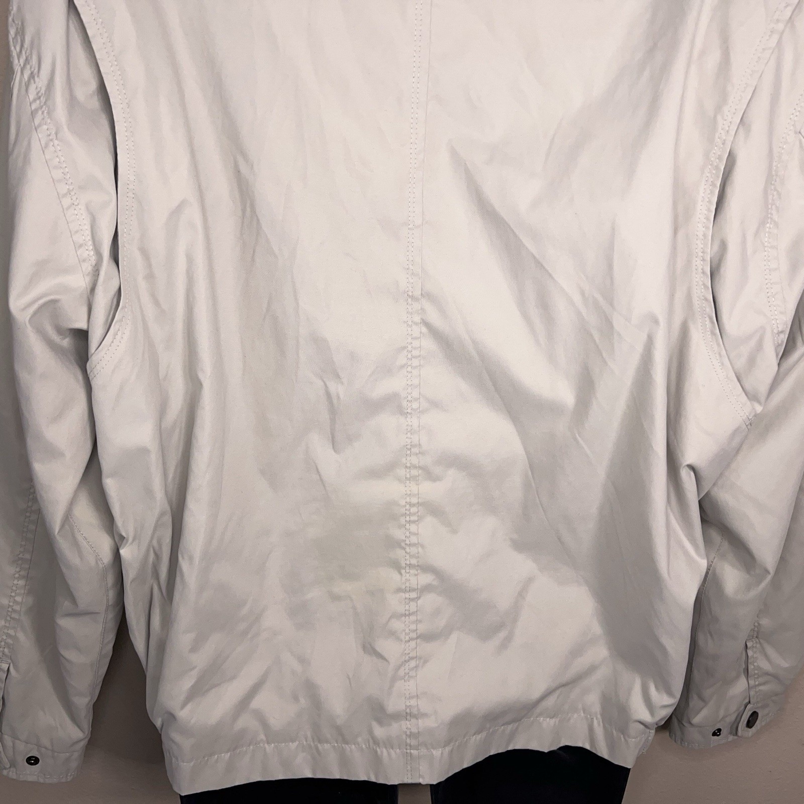 Vintage XL London Fog Light Beige Jacket Mens Classic 90s Neutral Outdoor Lined