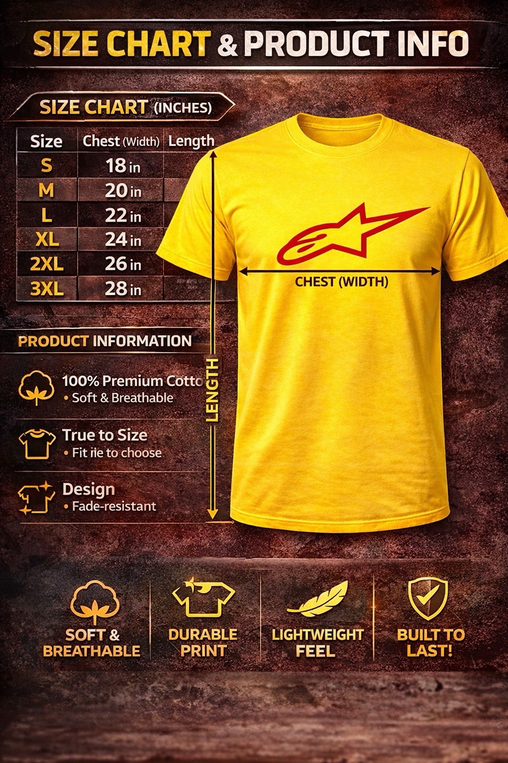 Men’s Graphic T-Shirt Skate Style Streetwear Tee Cotton Casual Skater Shirt
