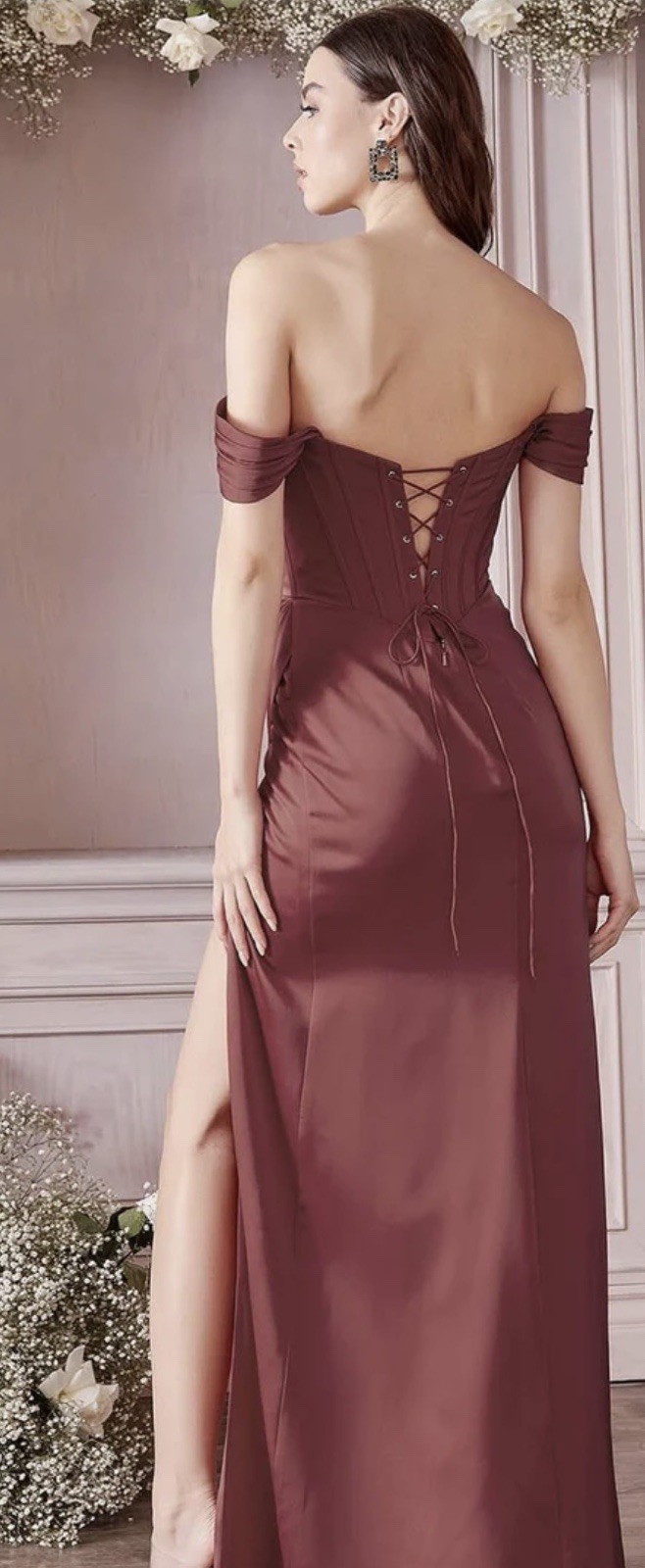 LaDivine Cinderella Divine Draped Corset Prom Dress NWT size 14