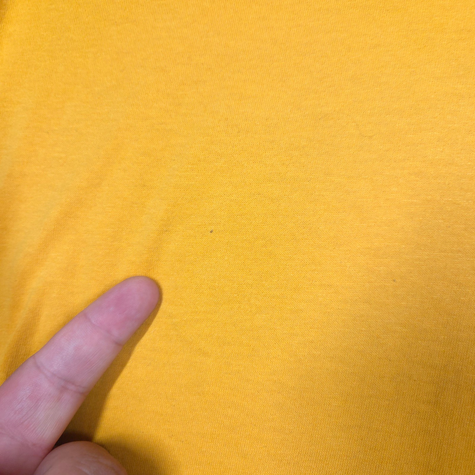 Vintage Russell Athletic T-Shirt Men’s 2XL Yellow Blank Single Stitch USA 90s