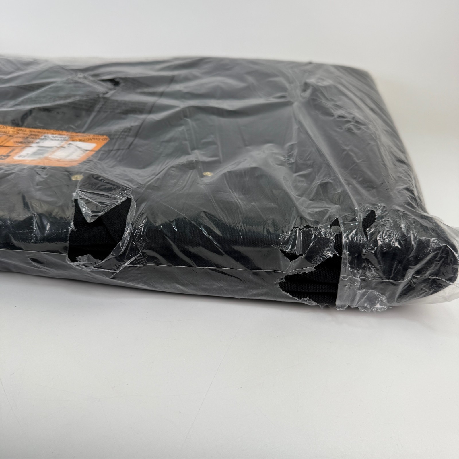 Carhartt Firm Duck Insulated Bib Overalls Double Knee Loose 4XL Short 104393 BLK