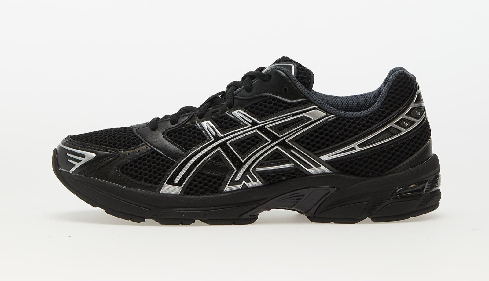 ASICS Gel-1130 Black Pure Silver Mens Sports Sneaker 1201A906-001