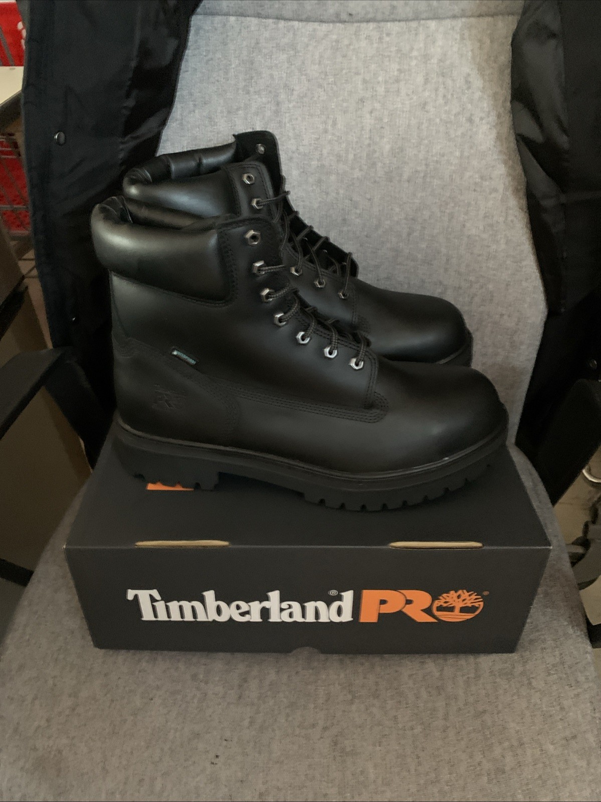 Pick Size/Color – Timberland Pro Men’s Black DIRECT ATTACH 6″ Waterproof Boots