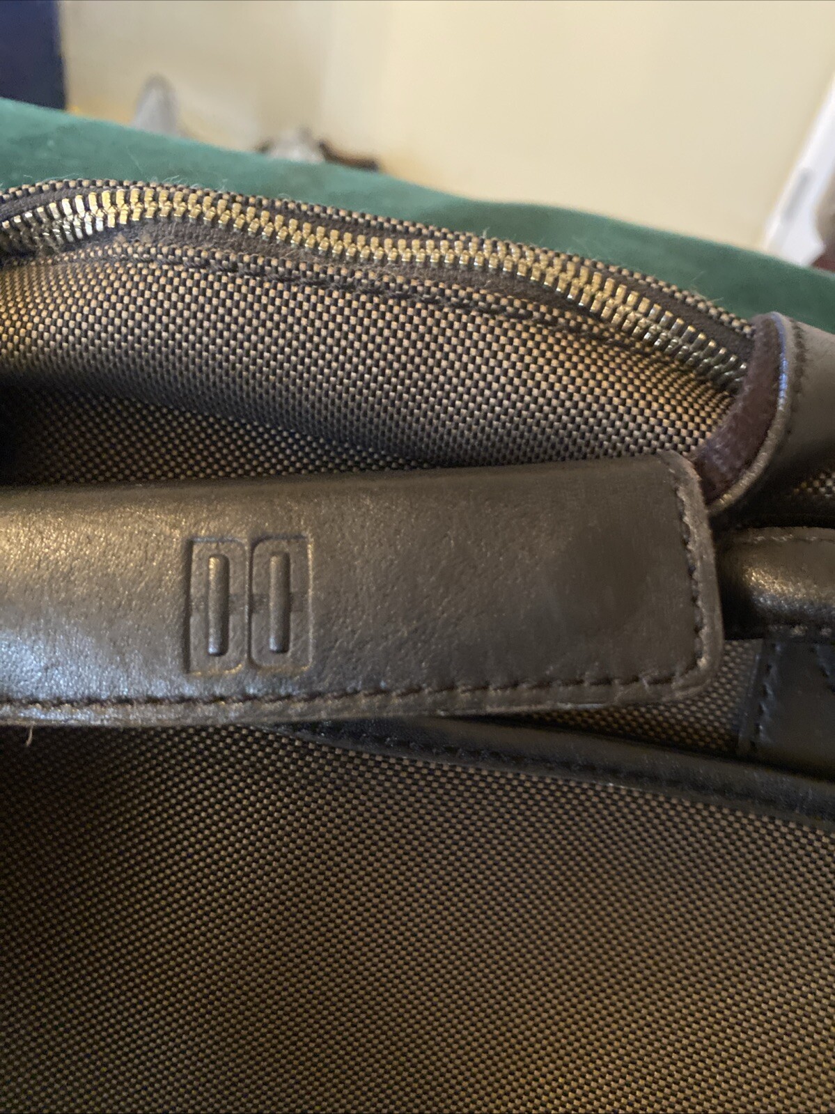 DAKS Tote Shoulder Bag Canvas /Nylon unisex Shoulder strap with Authentic EUC