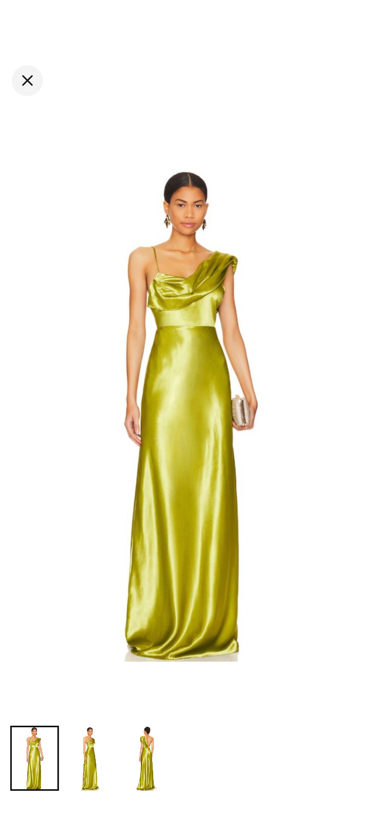 House of Harlow x REVOLVE Antonia Gown, green/yellow, M, Brand New w/o Tags