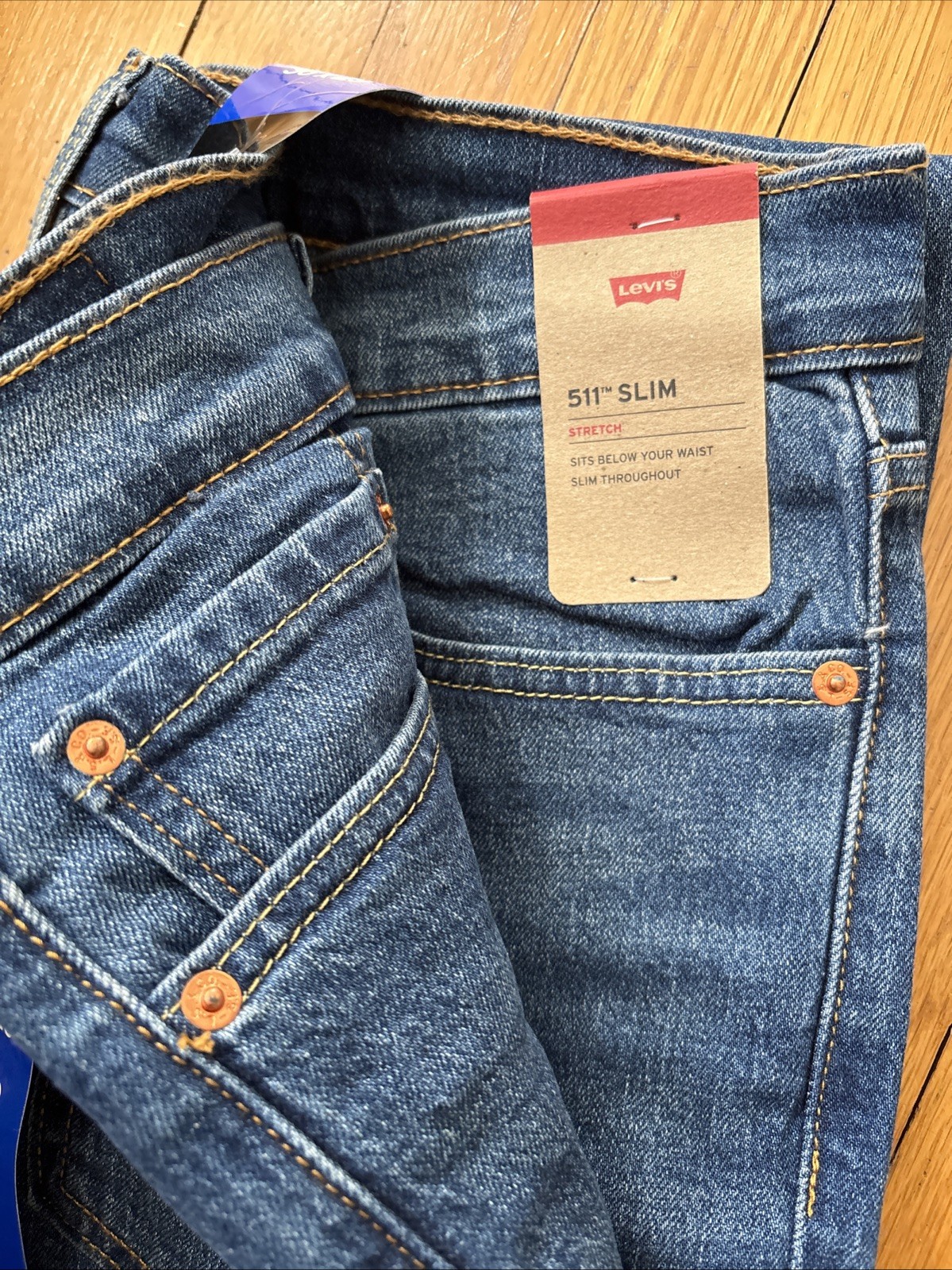 Levi’s 511 Slim Fit Men’s Jeans Stretch, 36×29, Red Tag, NWT