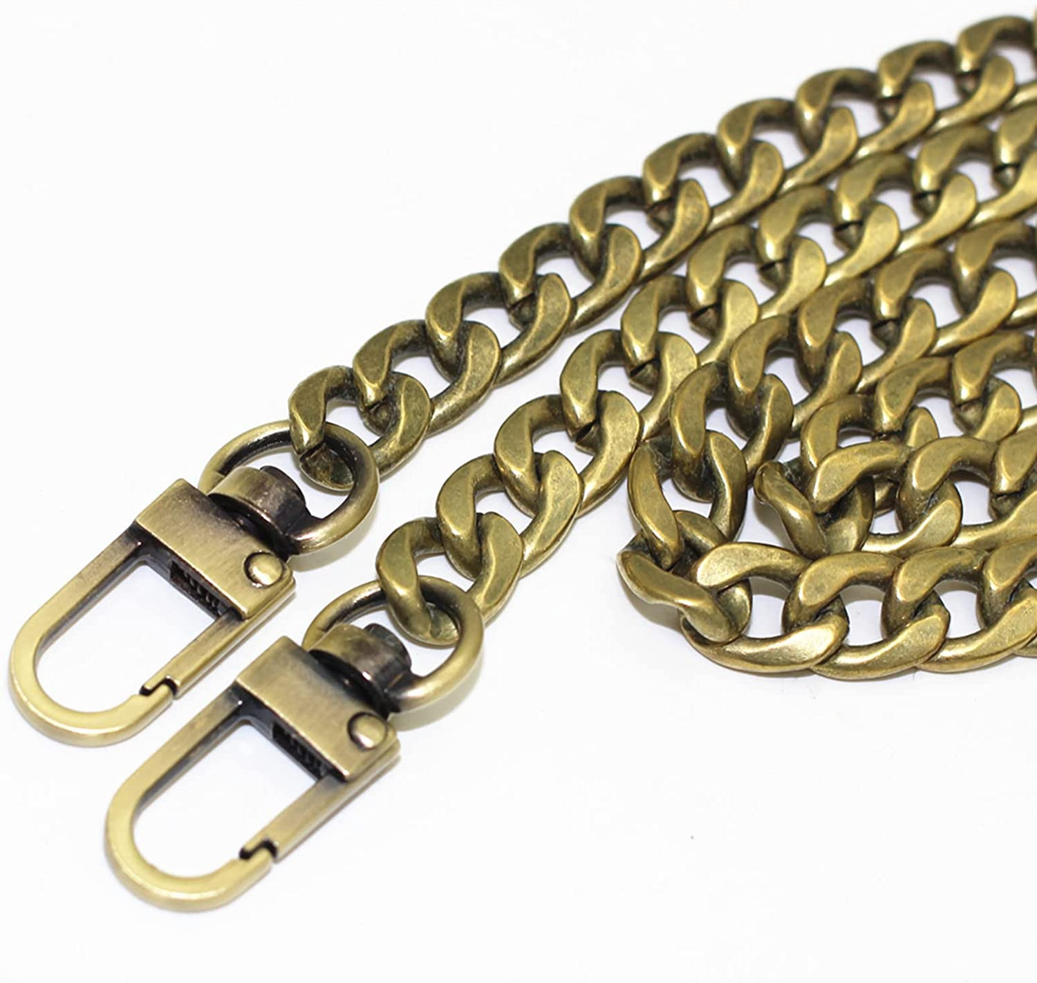 47″/120Cm Antique Brass Iron Flat Chain for Handbag Shoulder Bag Crossbody Bag P