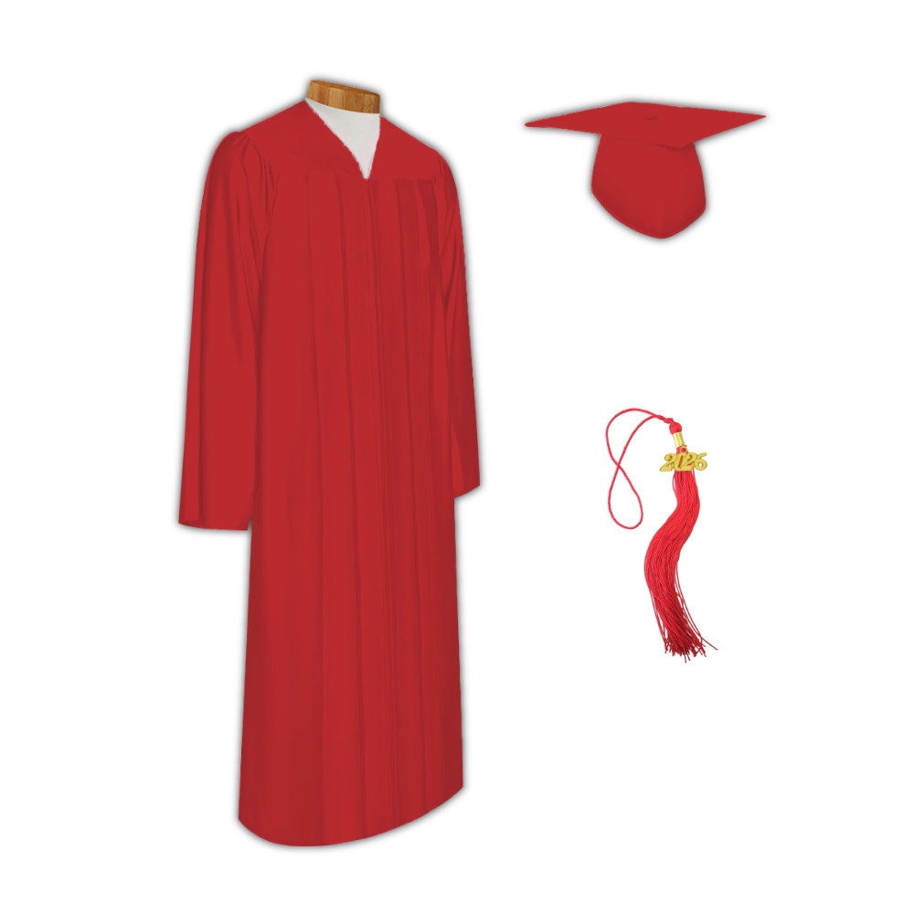 2026 Matte Graduation Cap and Gown with Tassel by Grads4Good