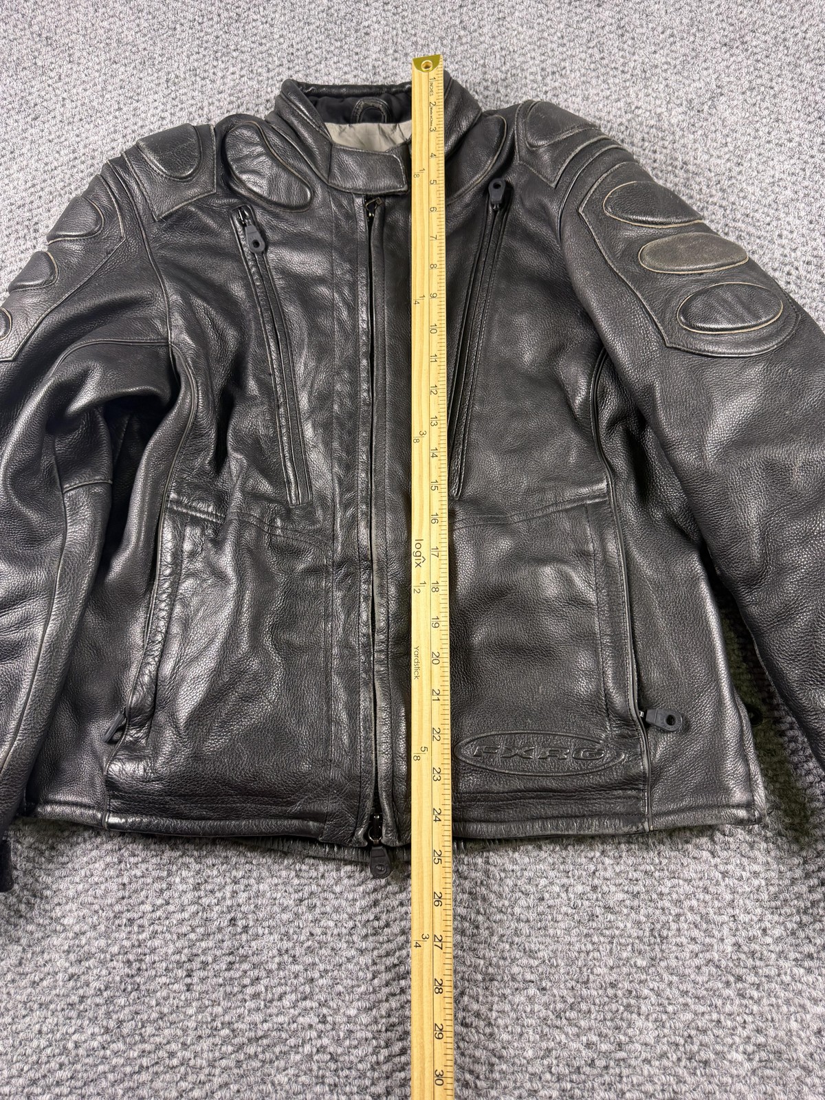 Harley-Davidson Leather Jacket Womens Medium Black FXRG Padded Moto Riding