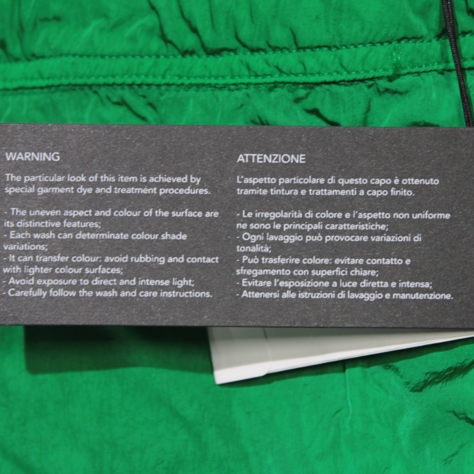 C.P. (CP) Company NWT Swimsuit / Trunks Size 48 (US 32) in Green 100% Polyamide