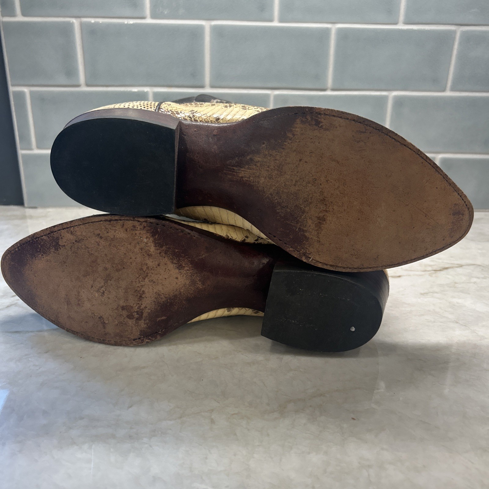 J. Chisholm Handcrafted Boots 976 Size 10.5 D