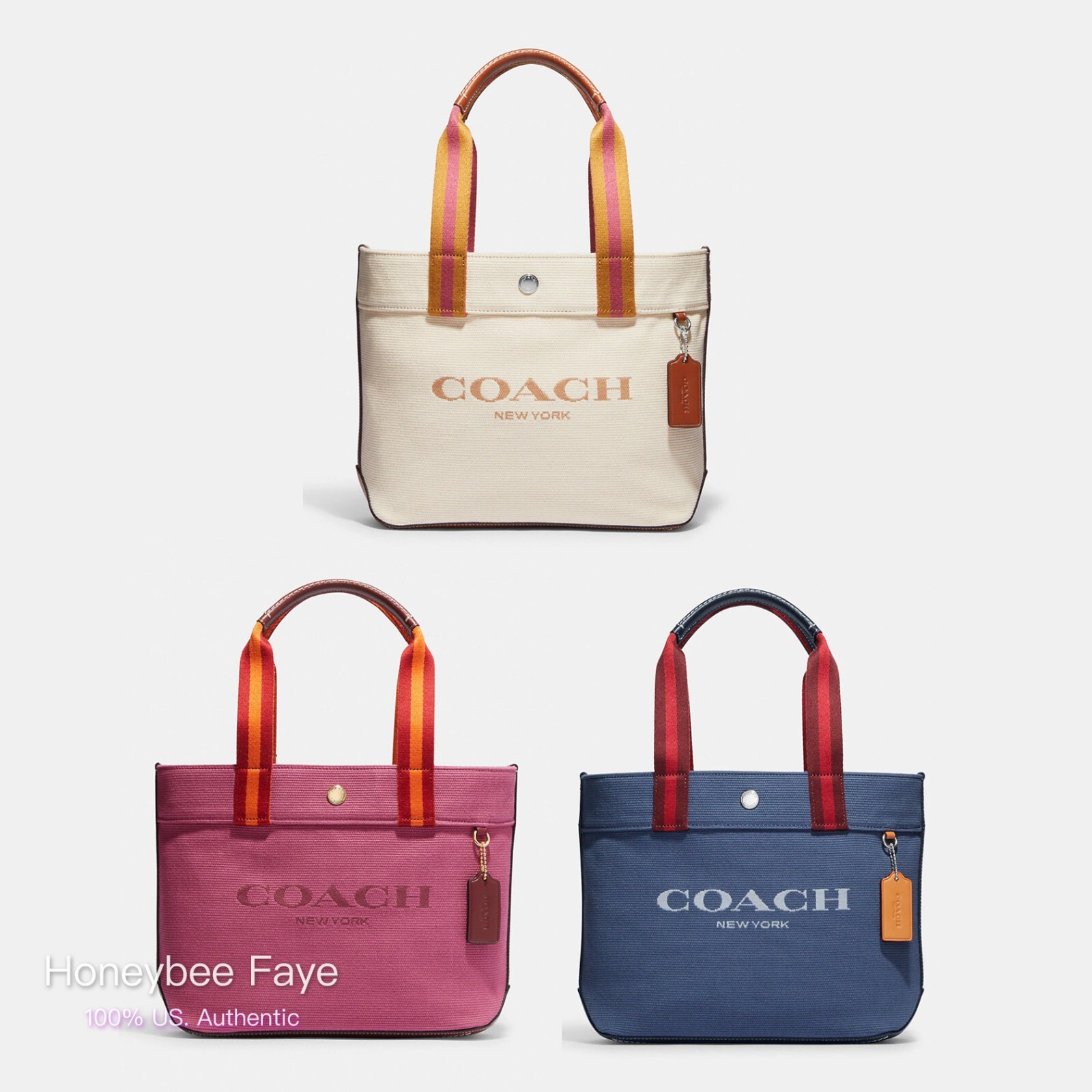 NWT Coach MEN’S Small Canvas Tote CK168