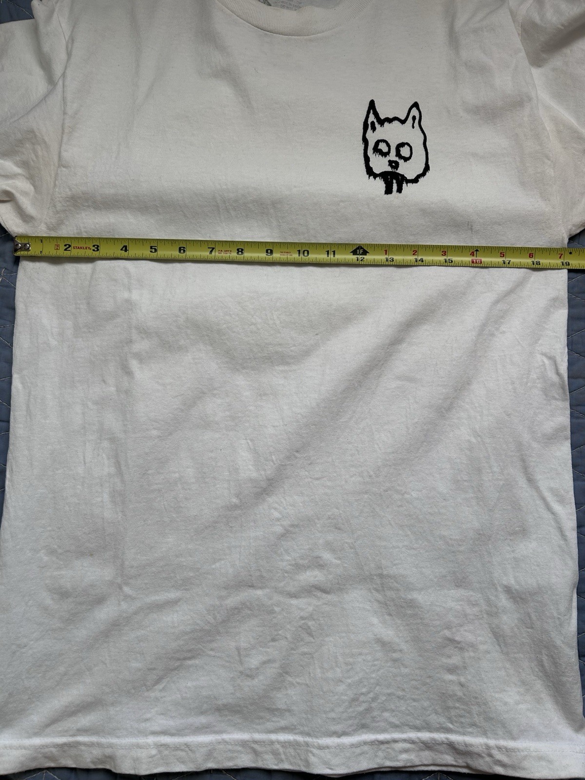 Odd Future OFWGKTA Cat Sketch Tshirt Size M Golf Wang Y2K Tyler The Creator