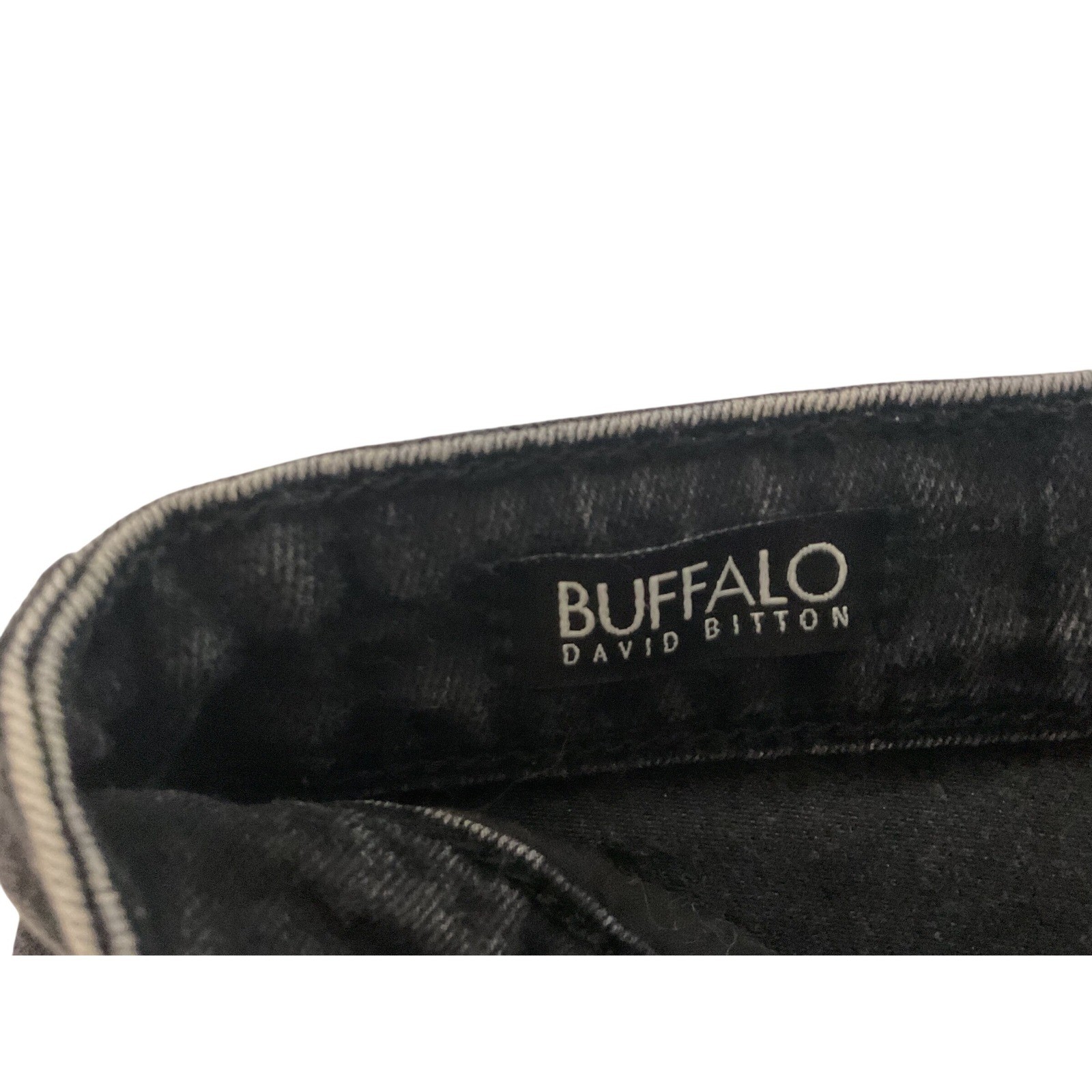 Buffalo Margot Mom Jeans Women 32 Black High Rise Tapered Stretch Denim