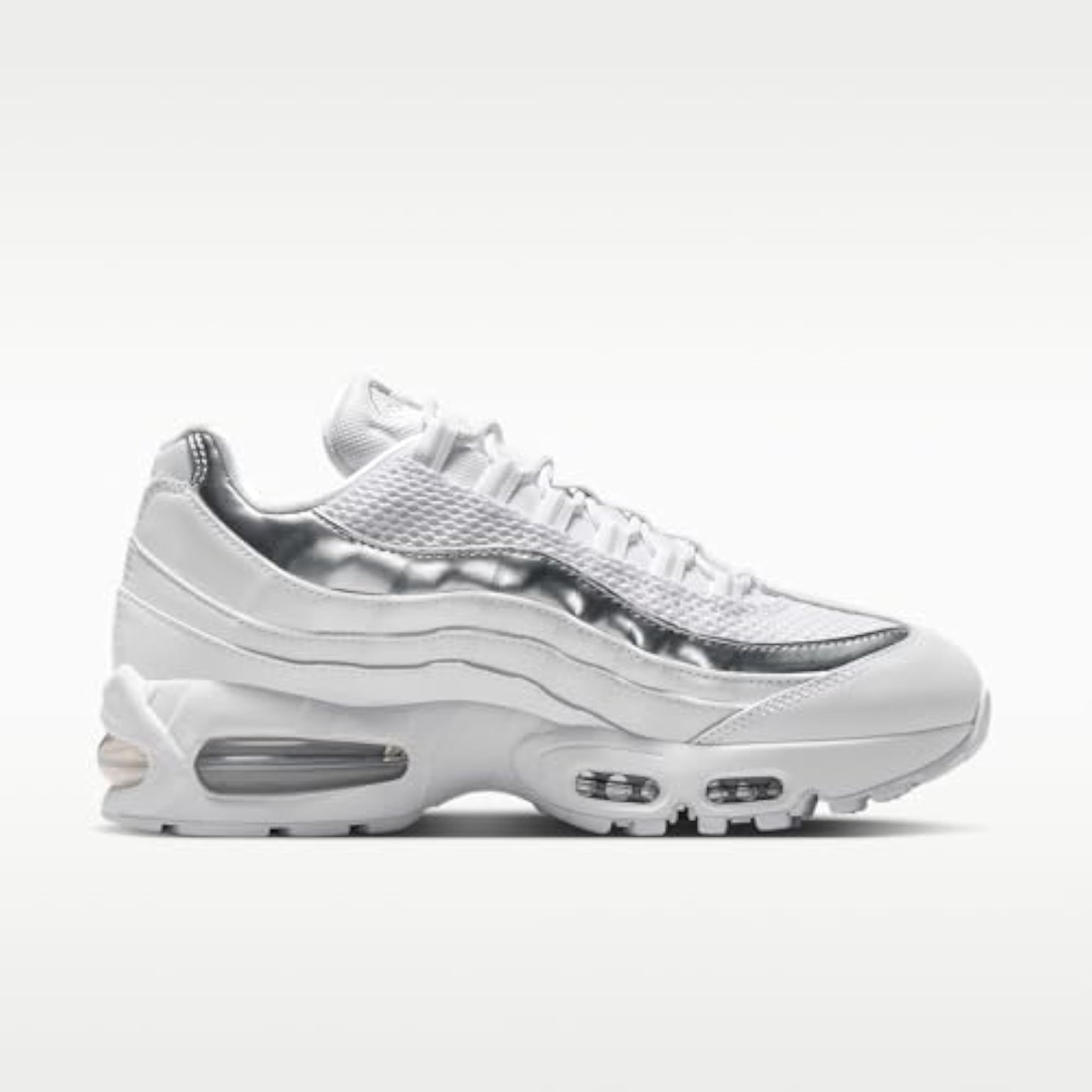Nike Air Max 95 SE Women’s Shoes (White/Light Charcoal/Metallic Silver/Pure Plat