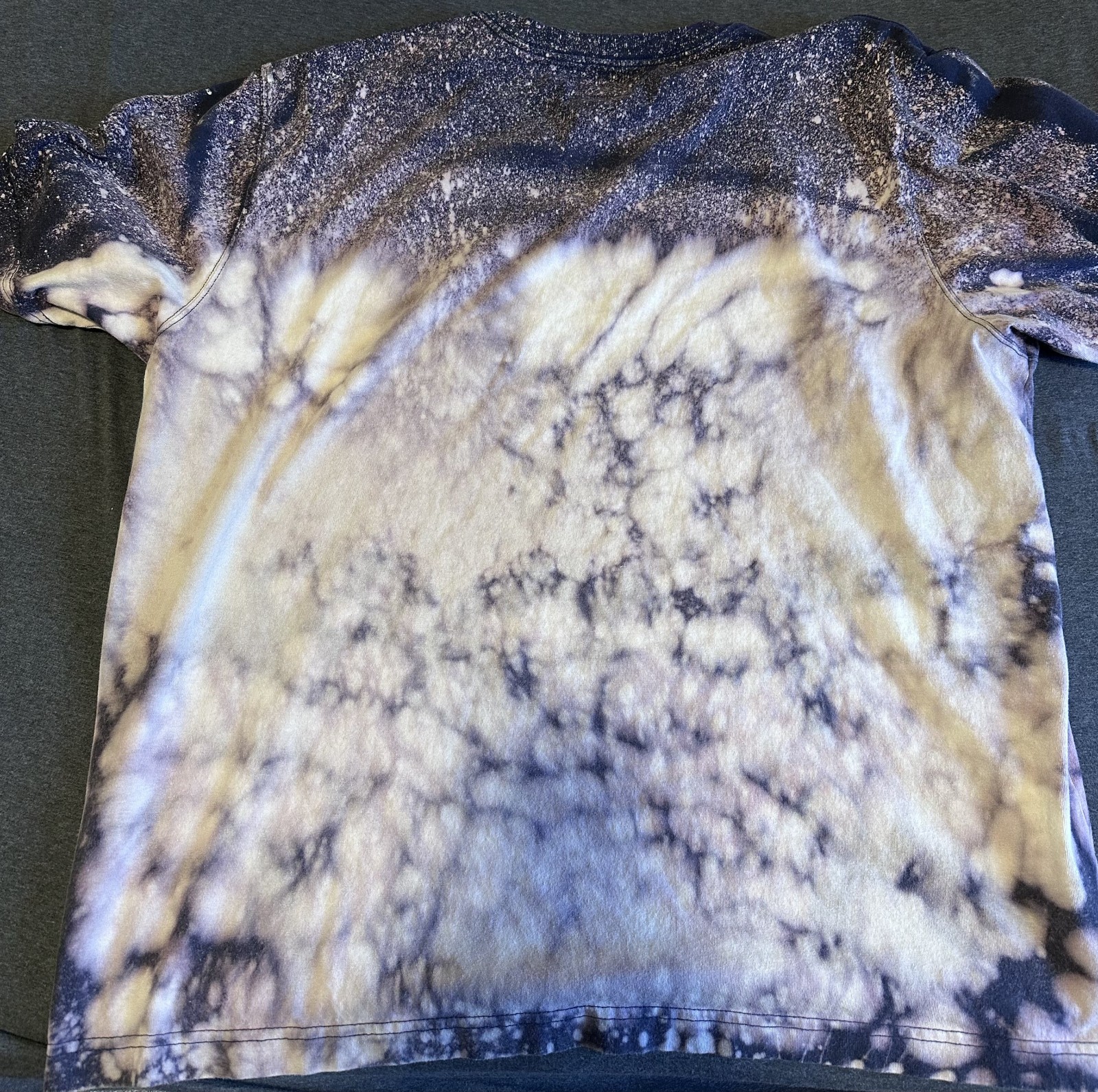 Carhartt Mens Navy Tie Dye Pocket Tee Size 2XL