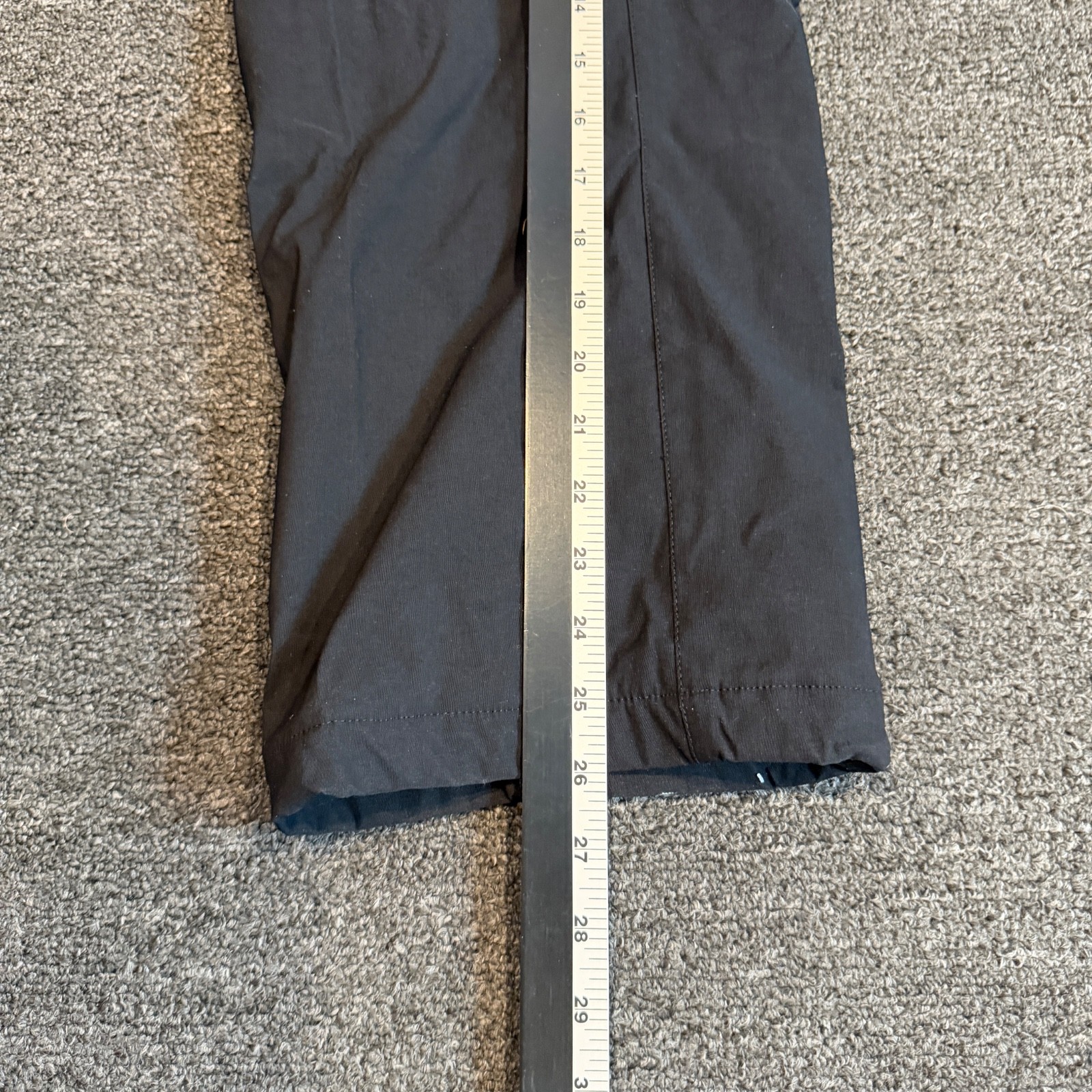 Eddie Bauer Men’s Tech Pant 40×32 Fleece Lined 2-Way Stretch Black