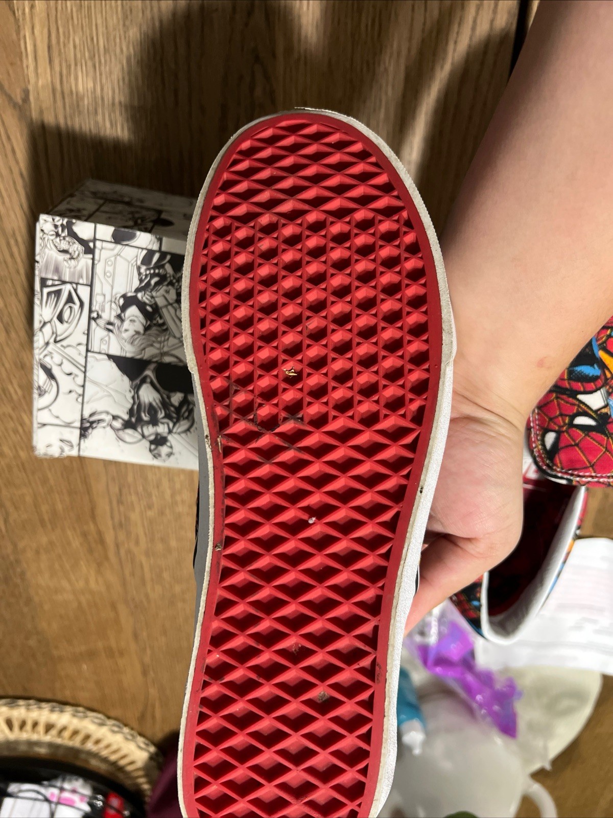 Vans Classic Slip-on X Marvel Spiderman US Men 10 Original Box included