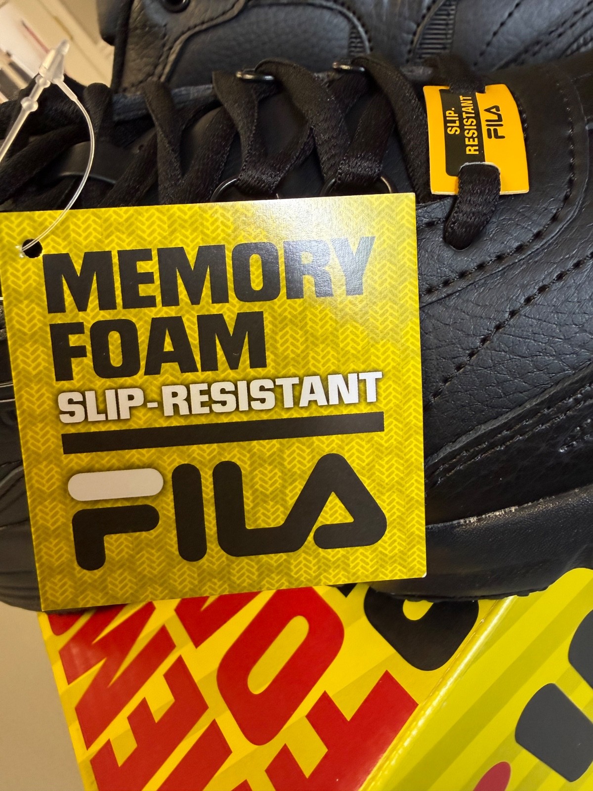 Womens Fila Workshift SR Non-Skid Slip-Resistant Memory Foam Work Shoes (8)