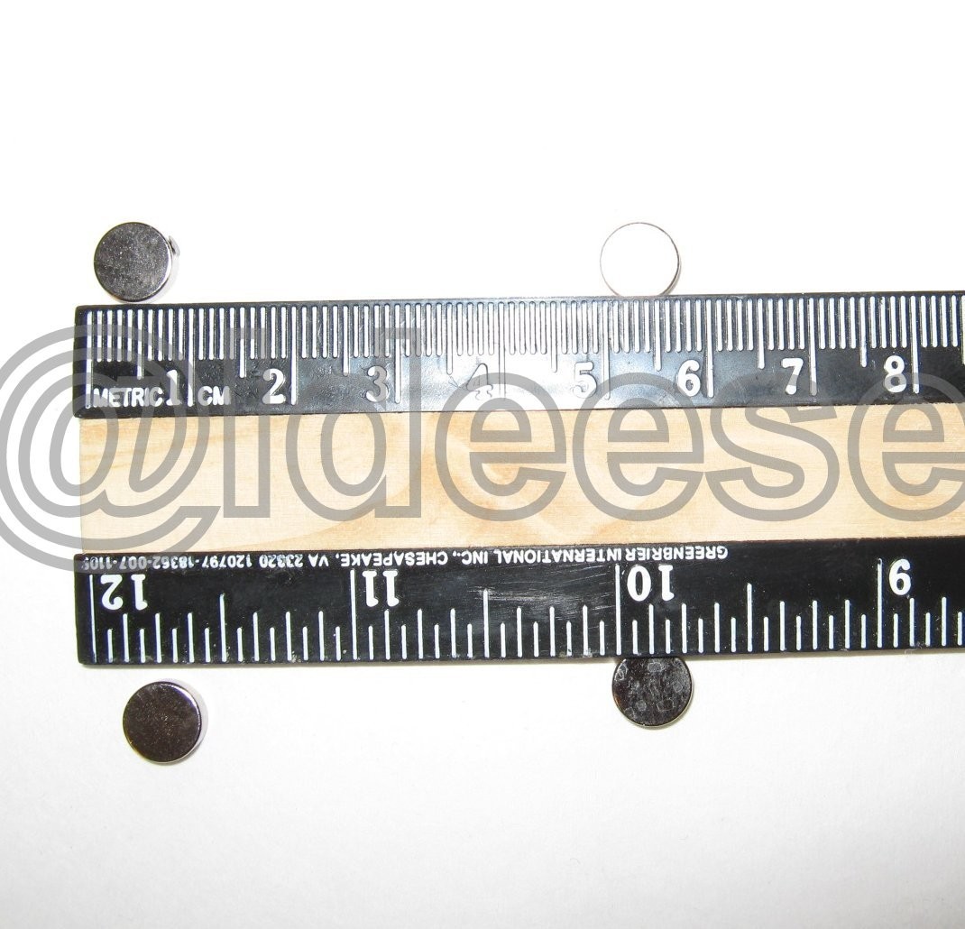 Magnetic Collar Stays Replacement Power Button style magnets 4 Pair Magnets New