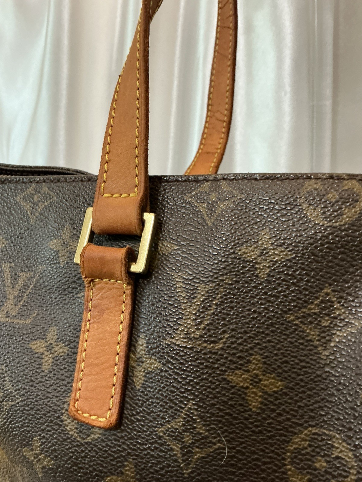 Pre Loved Louis Vuitton Monogram Cabas Piano Tote Good Clean